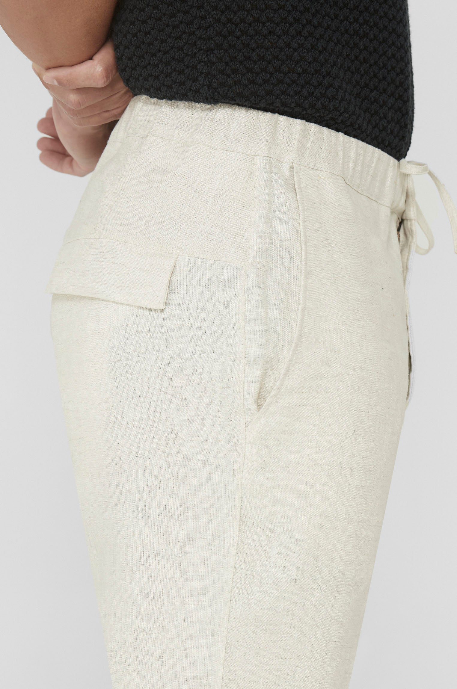 Calça 100% Linho Natural