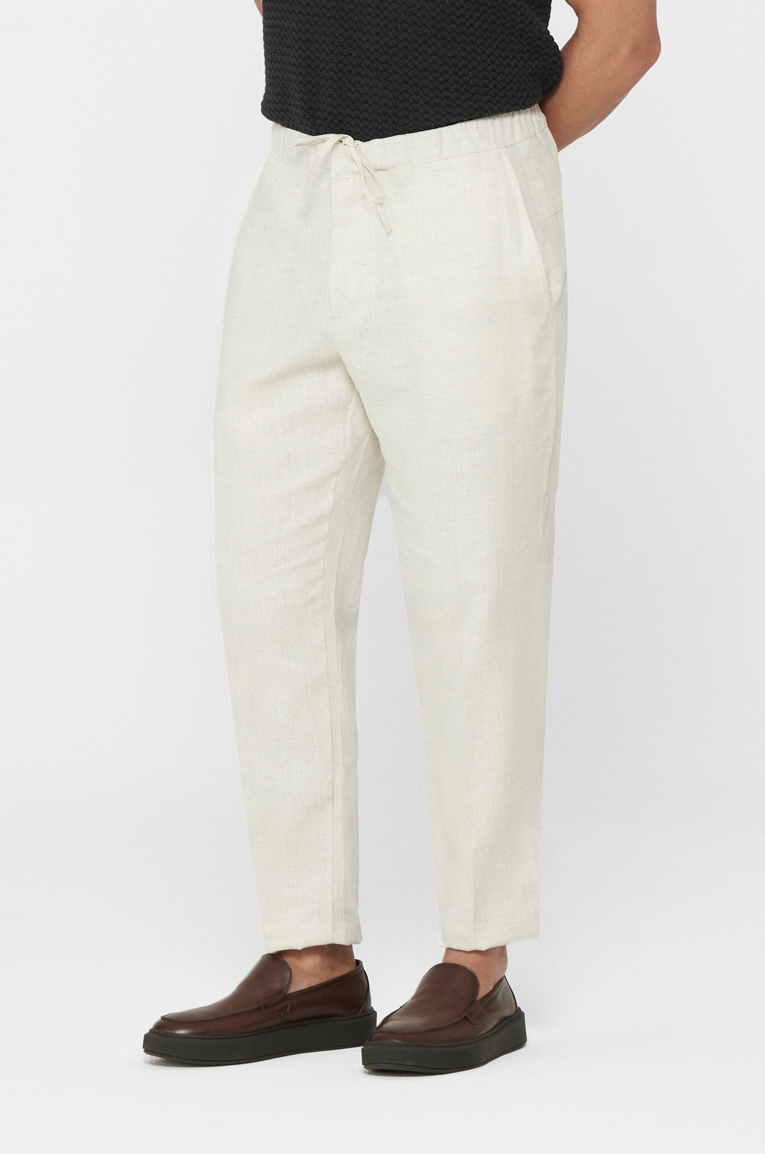 Calça 100% Linho Natural