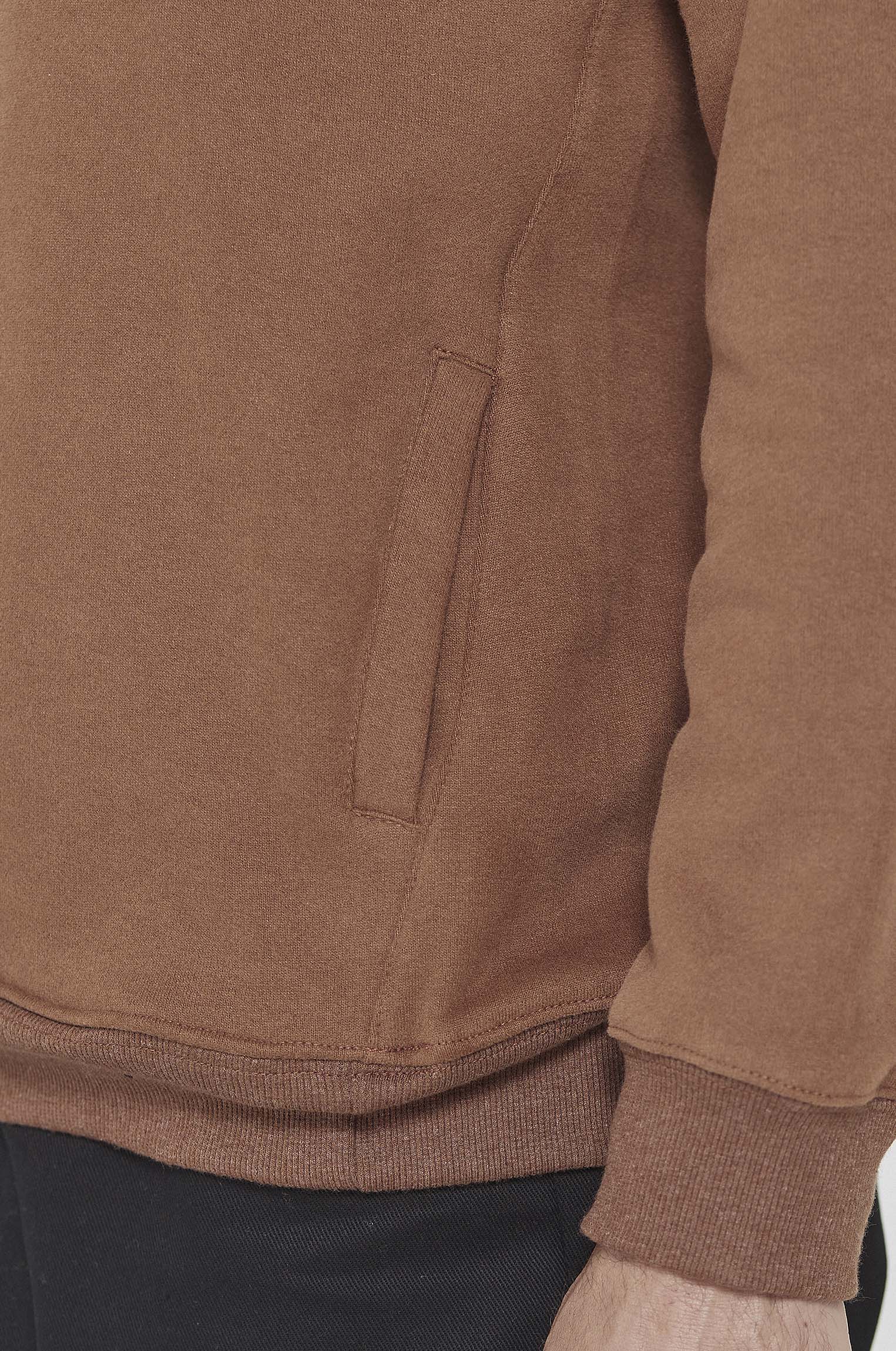 Moletom Capuz Camurça Marrom