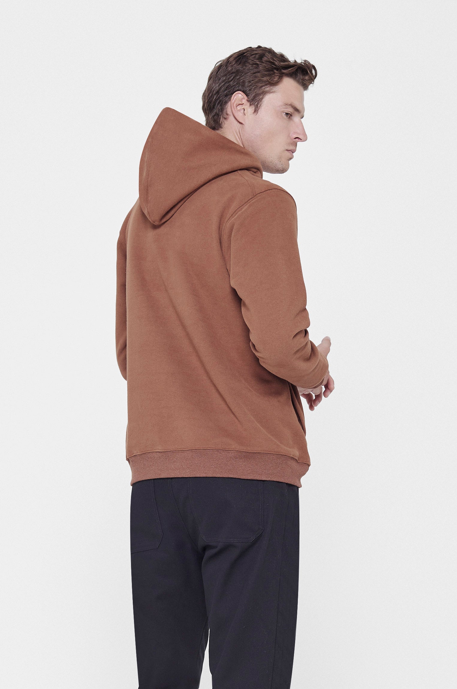 Moletom Capuz Camurça Marrom