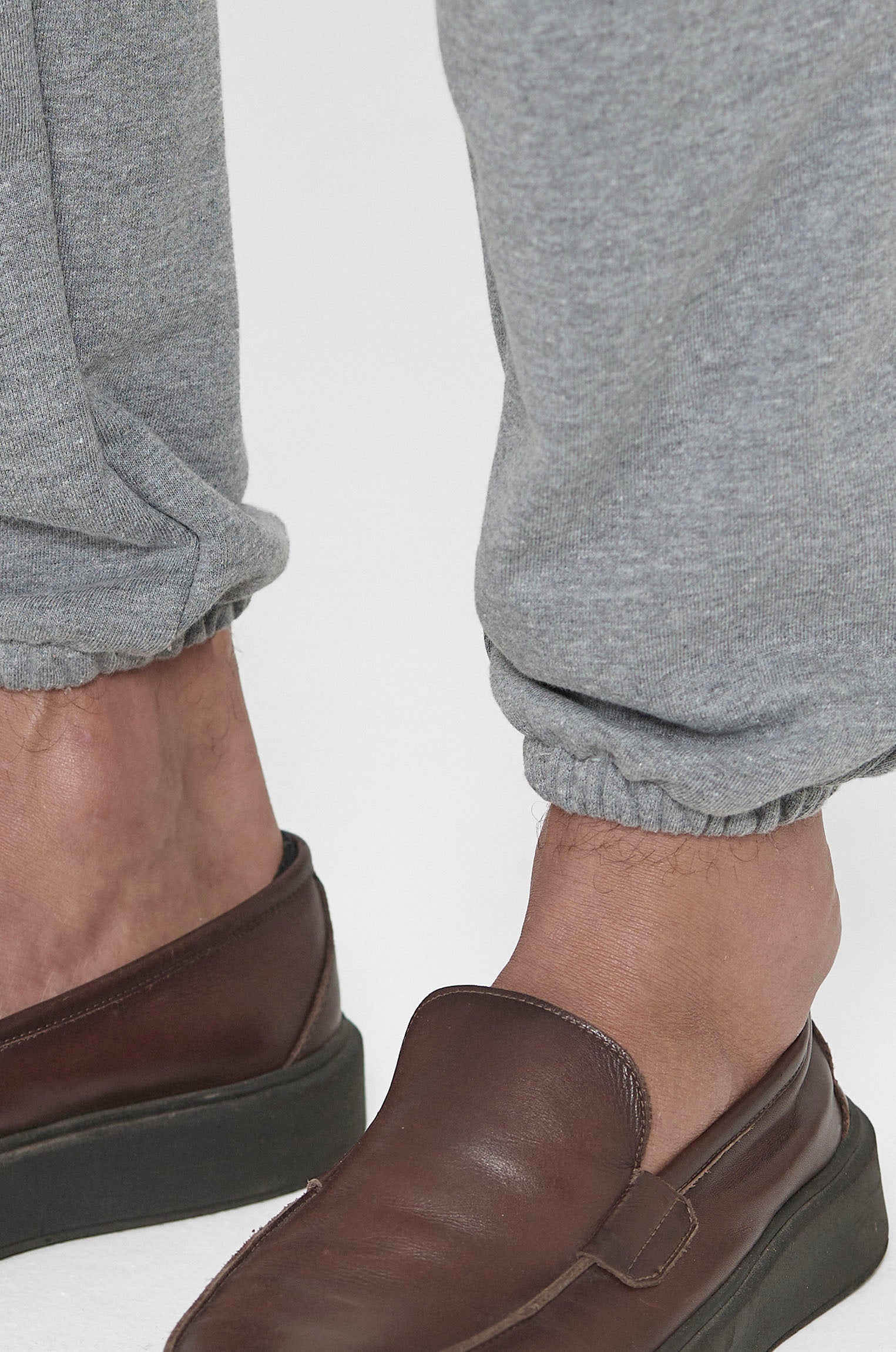 Calça Jogger Moletom Cinza