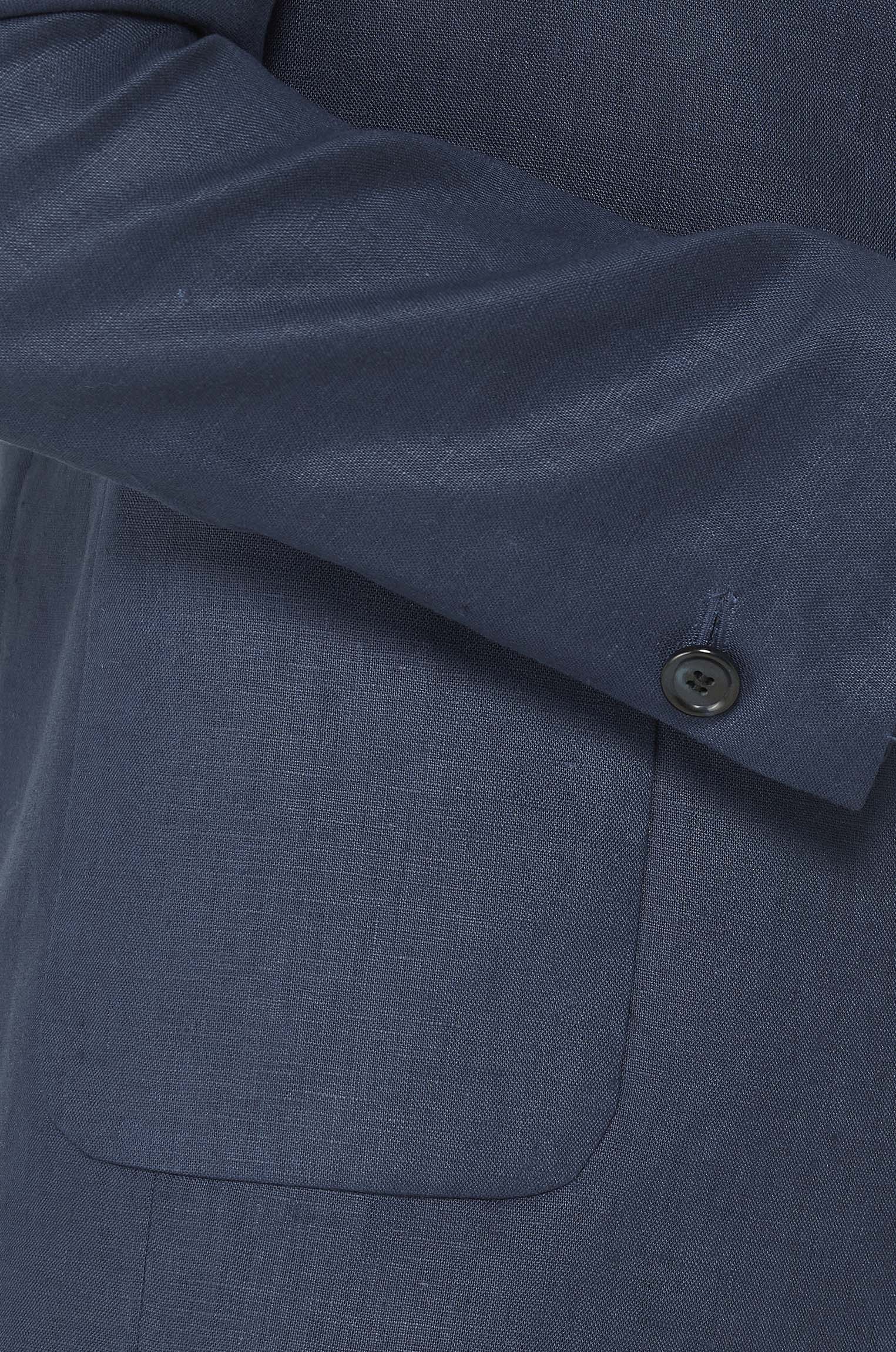 Blazer Minimalista 100% Linho Marinho