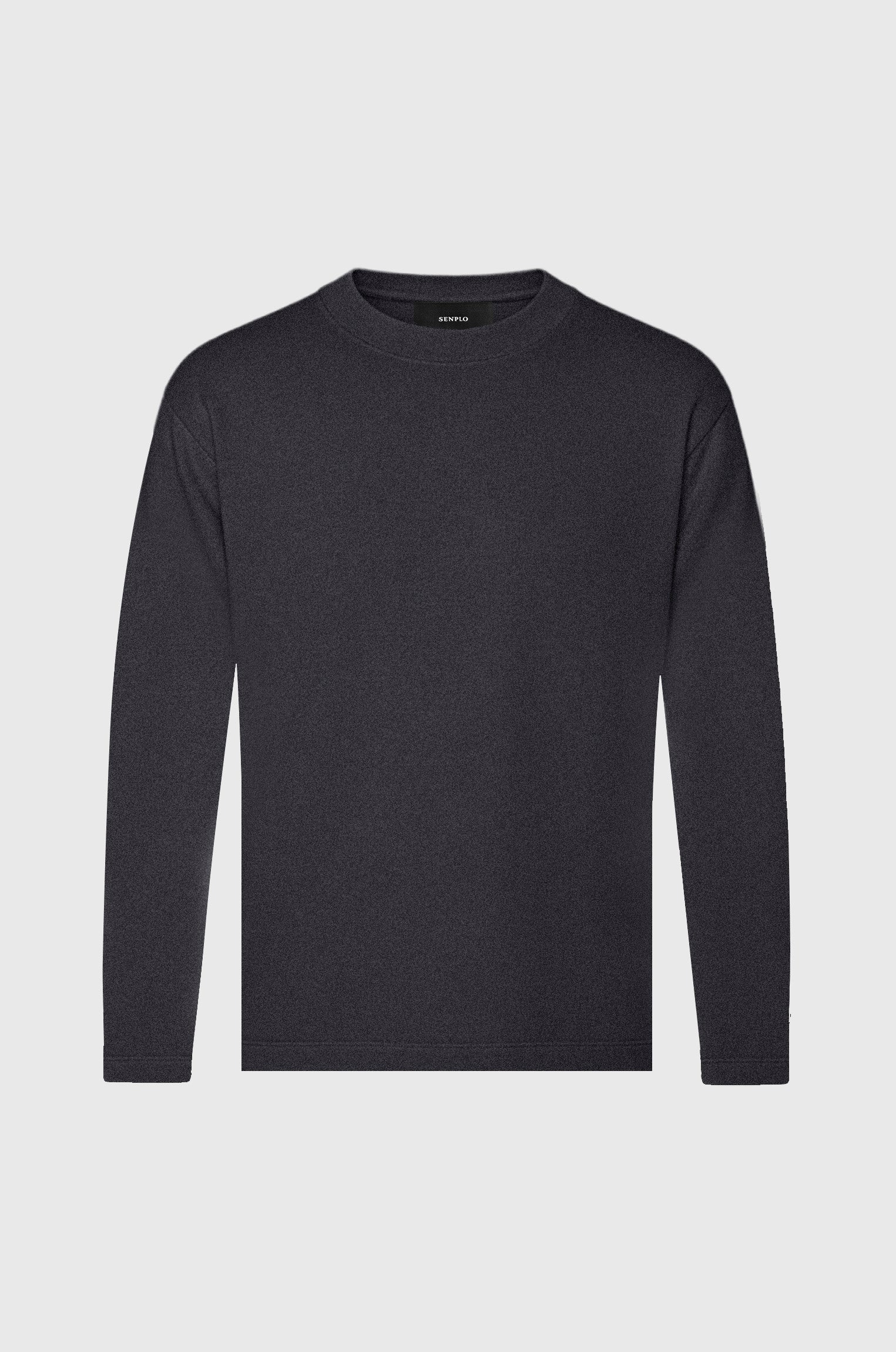 Manga Longa Toque Cashmere Preta