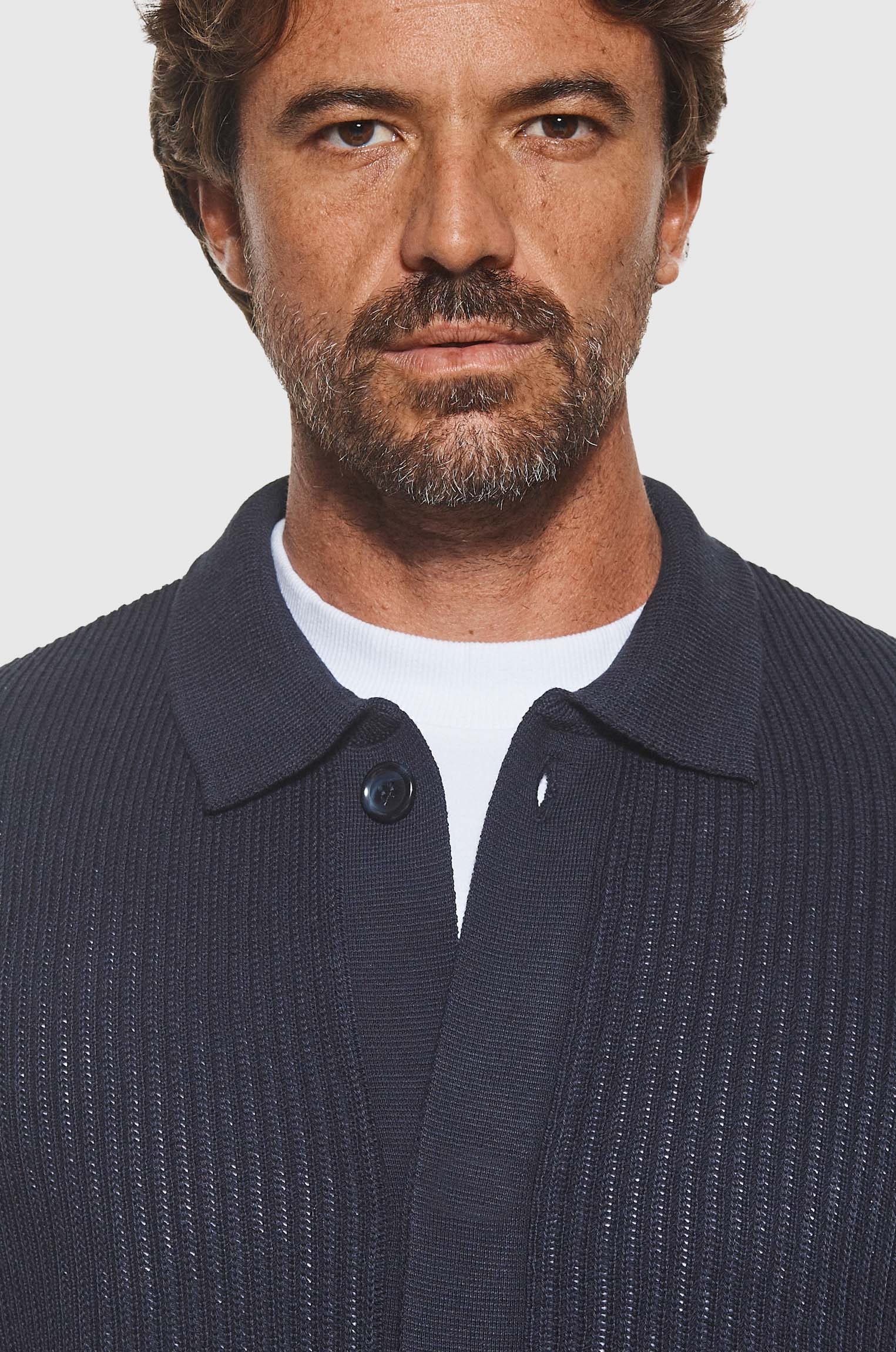 Camisa Tricô Fresh Marinho