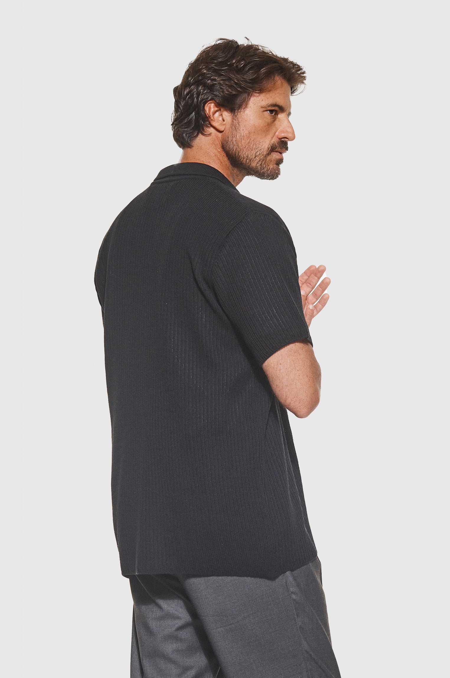 Camisa Tricô Fresh Preta