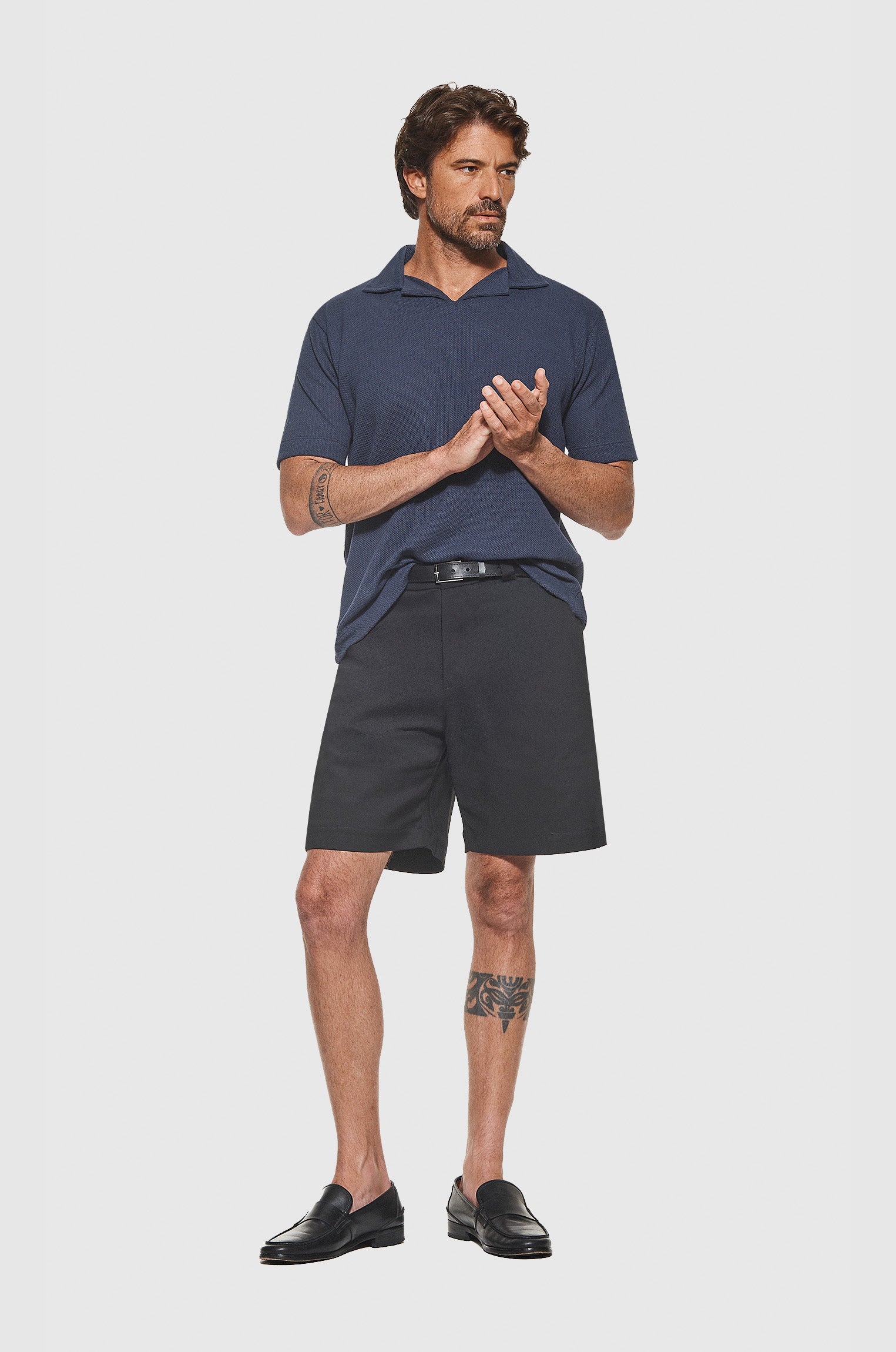 Polo Gola Cubana Heritage Marinho