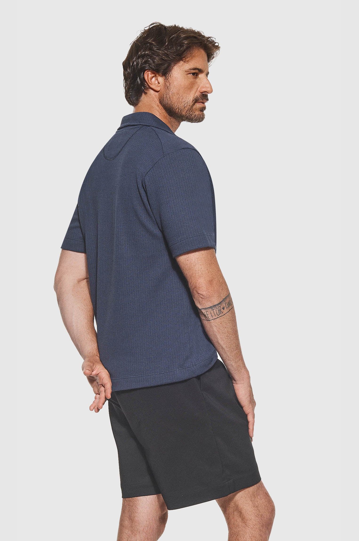 Polo Gola Cubana Heritage Marinho