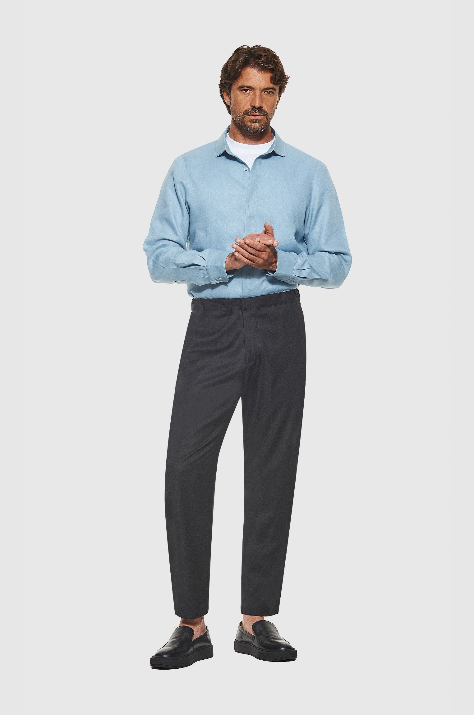 Calça Alfaiataria Tropical Preta