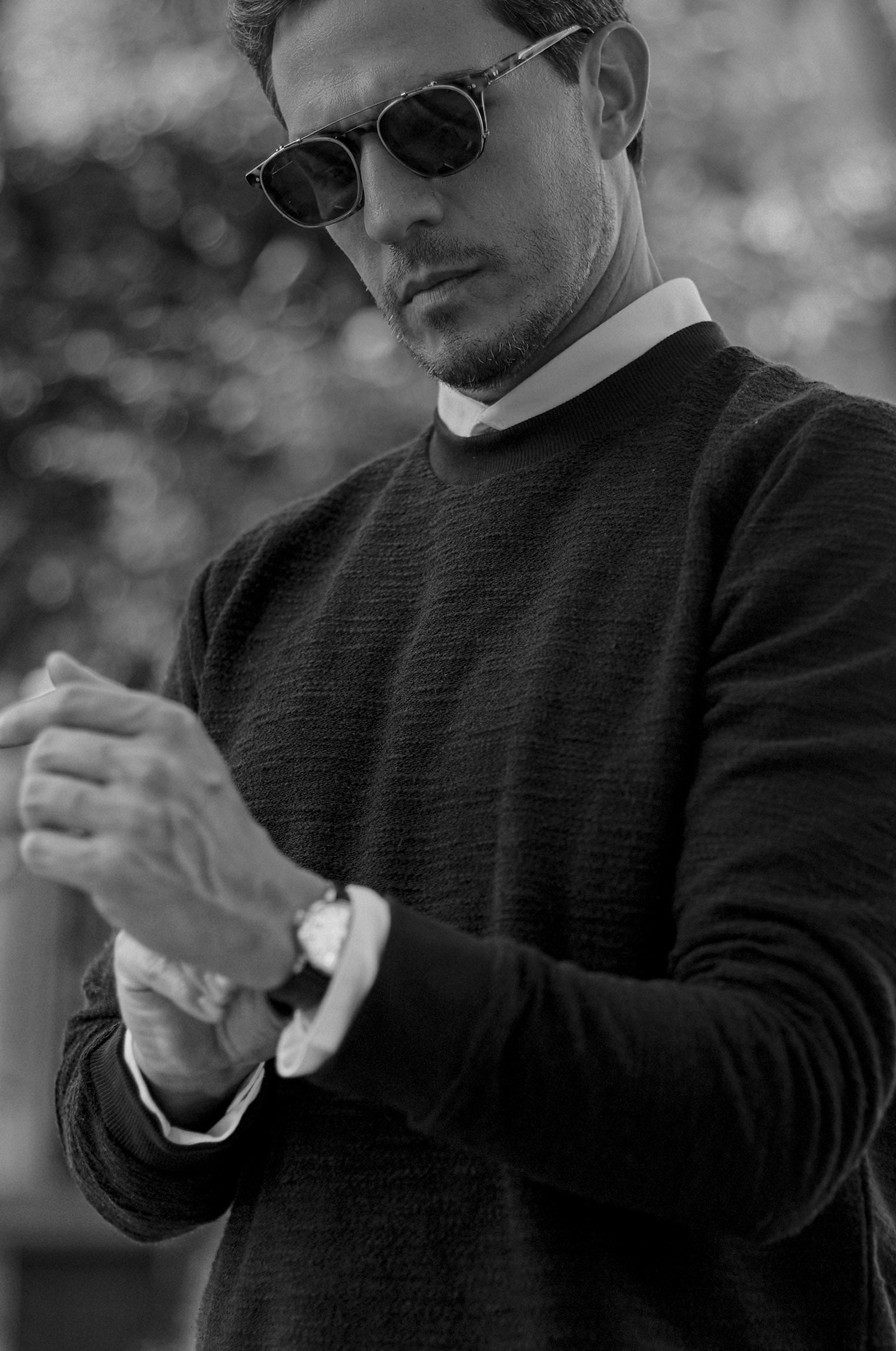 Moletom Tricô Preto