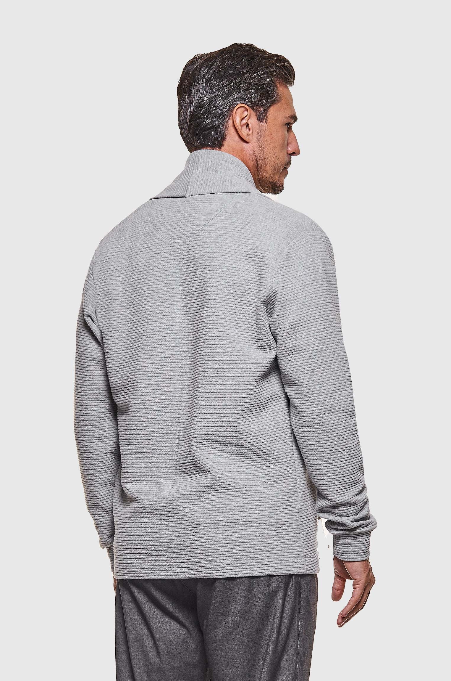 Cardigã Minimalista Sanfonado Mescla