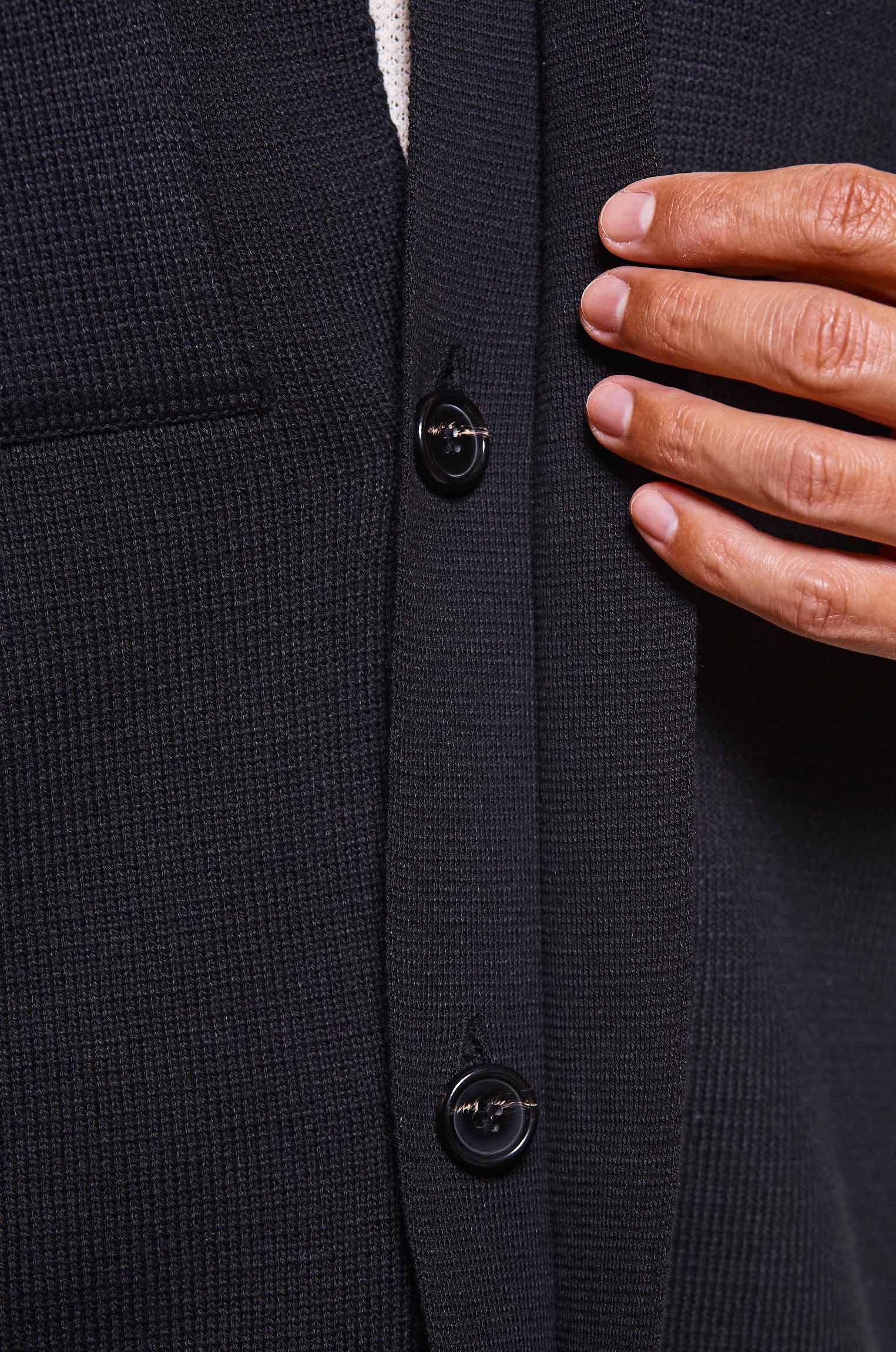 Overshirt Tricô Preto