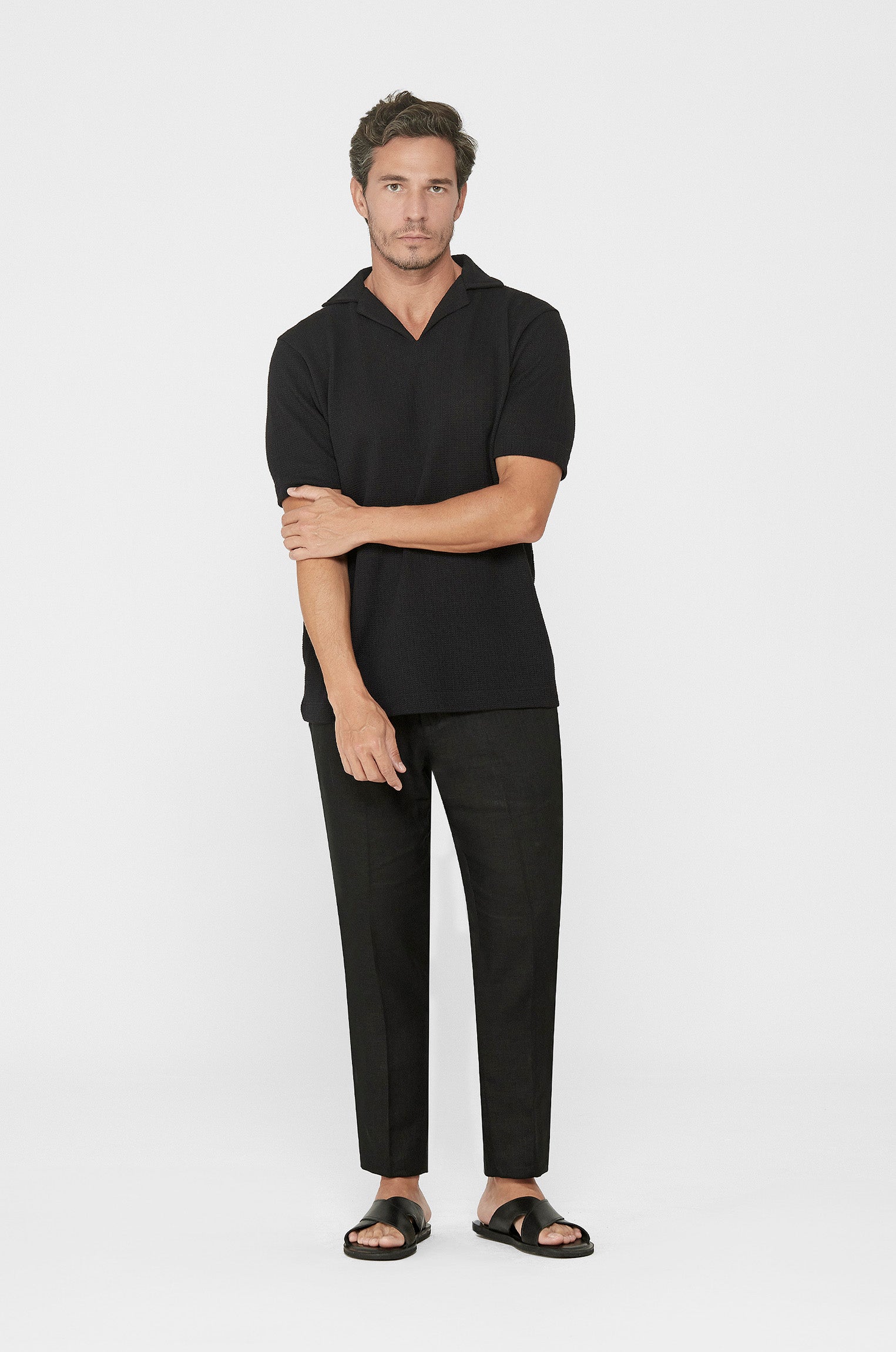 Polo Gola Cubana Heritage Preta