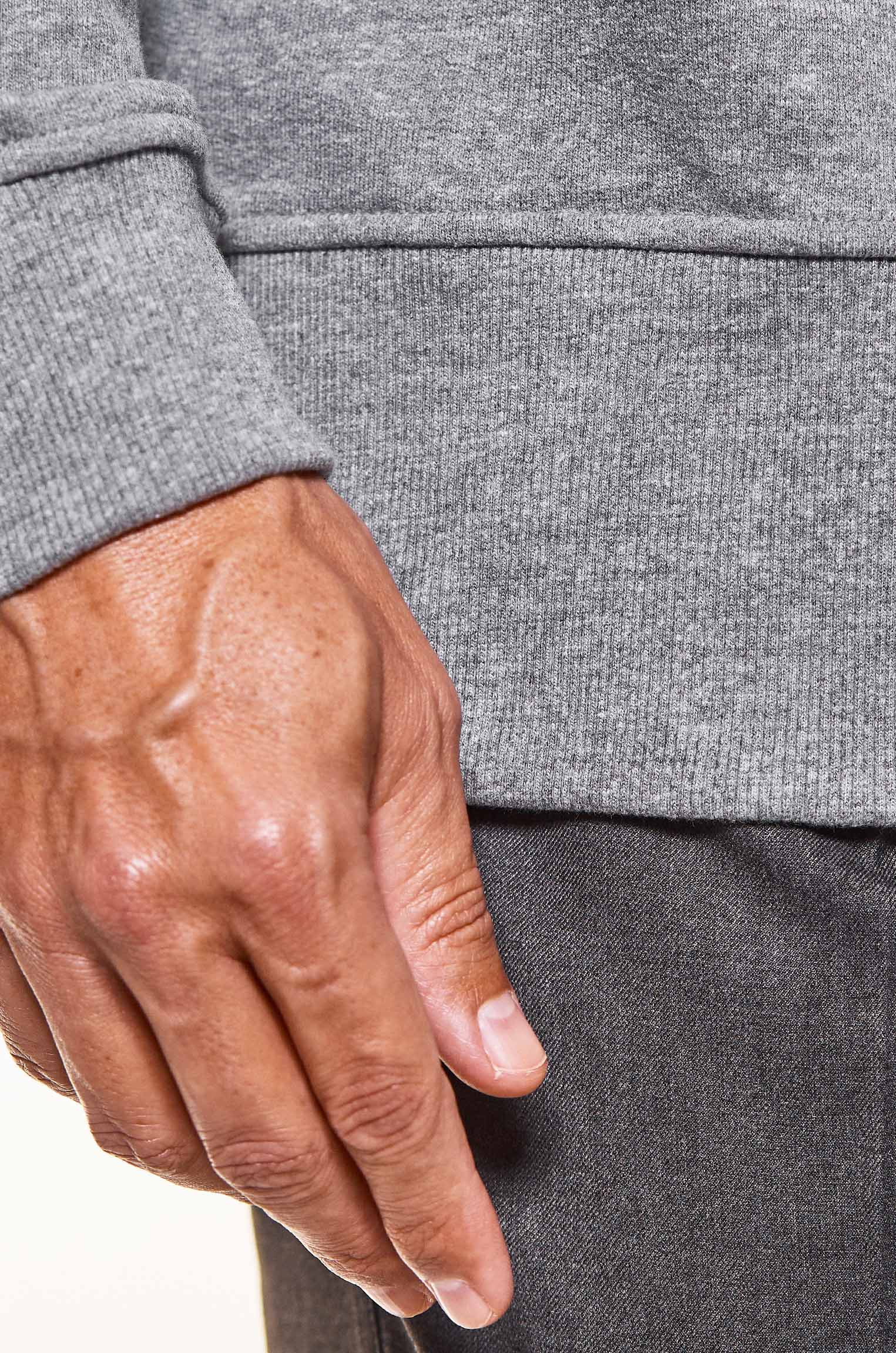 Moletom Decote V Mescla