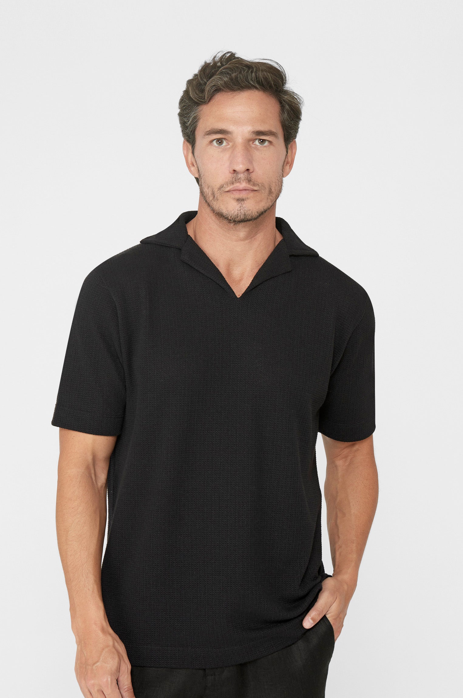 Polo Gola Cubana Heritage Preta