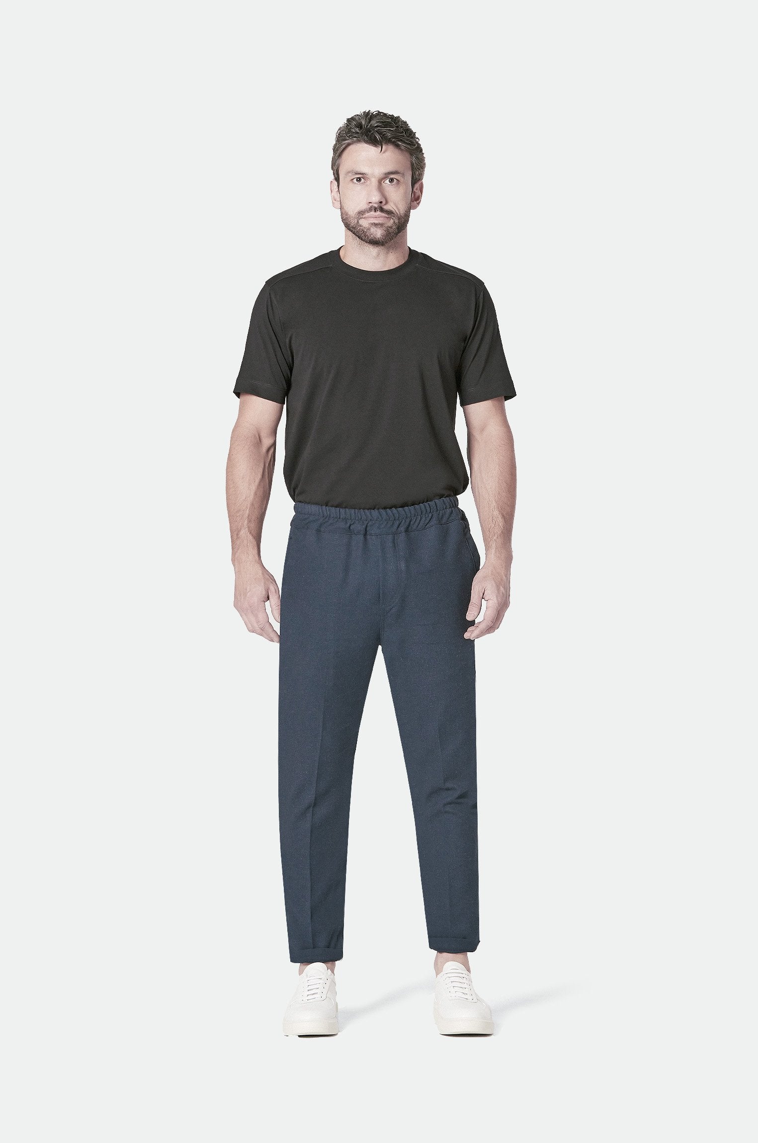 Calça Jogger Linho Tech Marinho