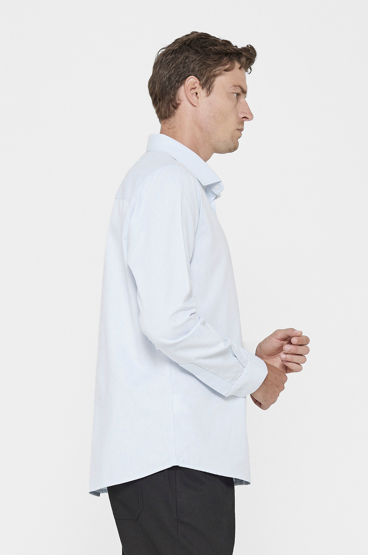 Camisa Oxford Elevada Azul