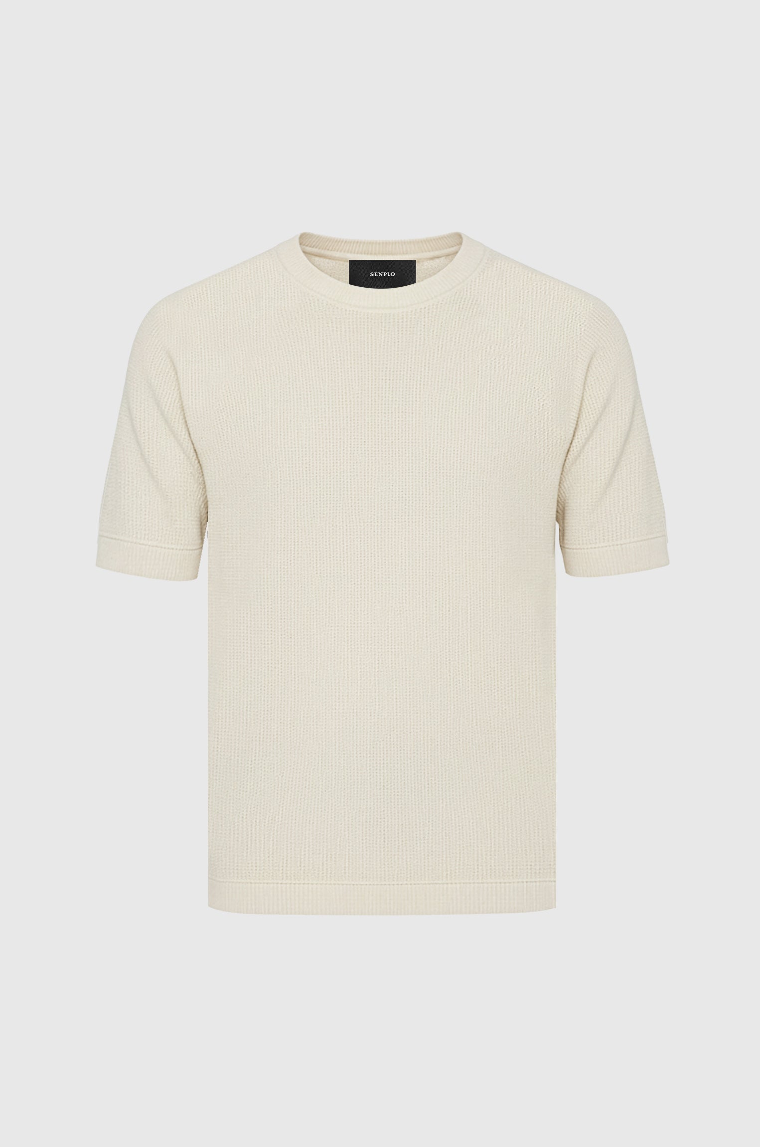 Camiseta Heritage Texturizada Bege