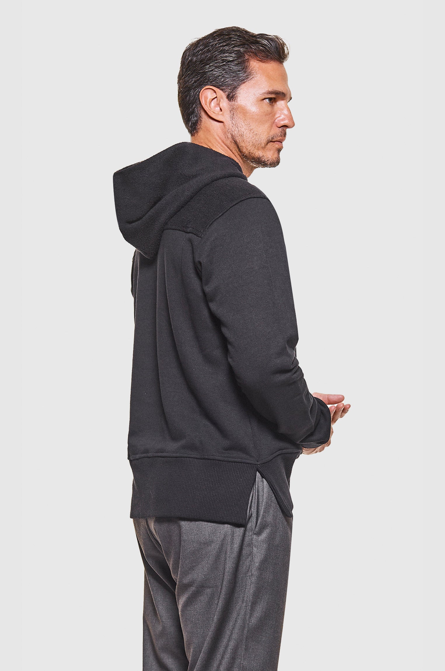 Moletom Capuz Modern Preto