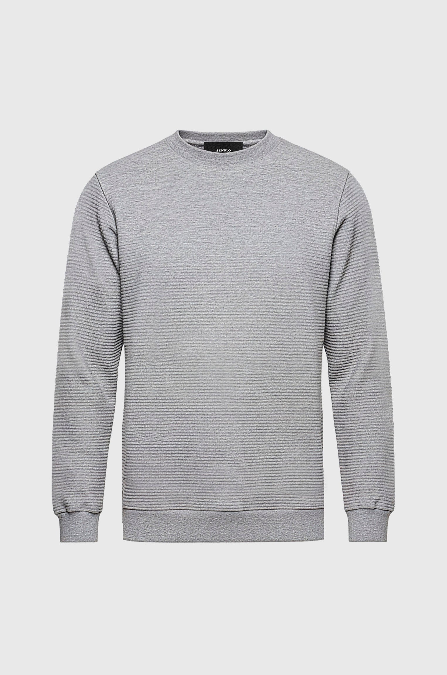 Moletom Sanfonado Cinza