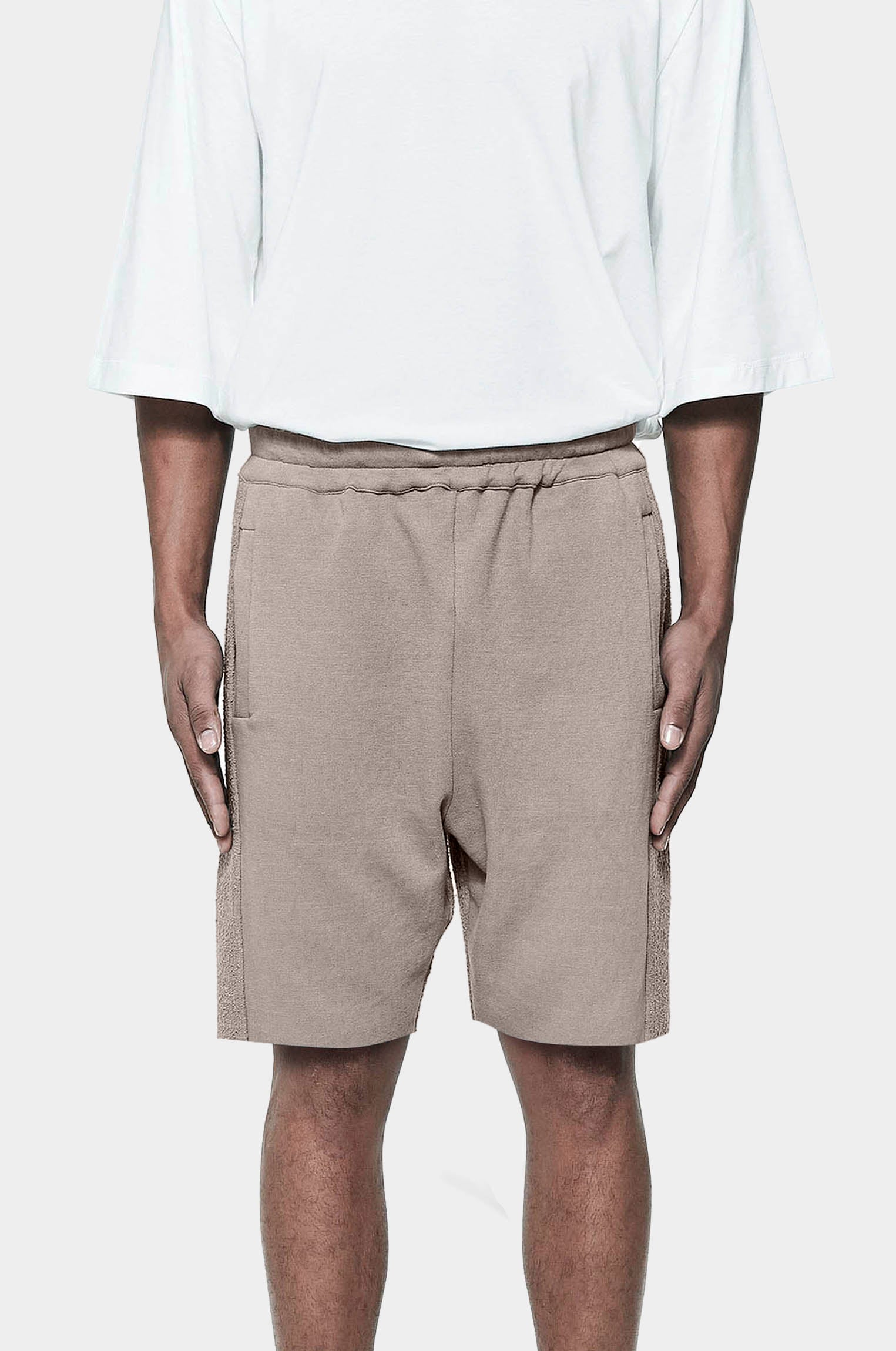 Bermuda Moletom Saruel Areia