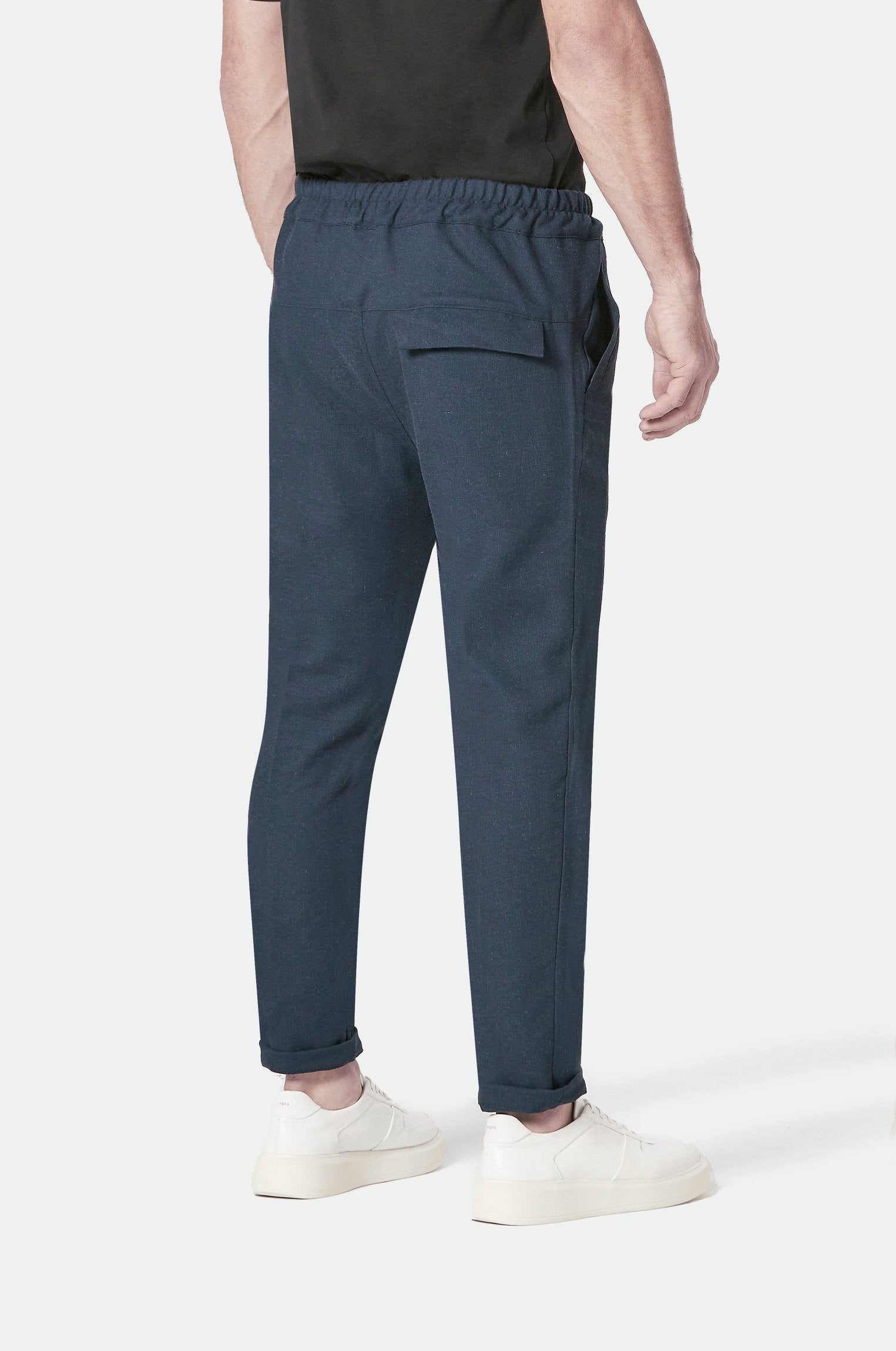 Calça Jogger Linho Tech Marinho
