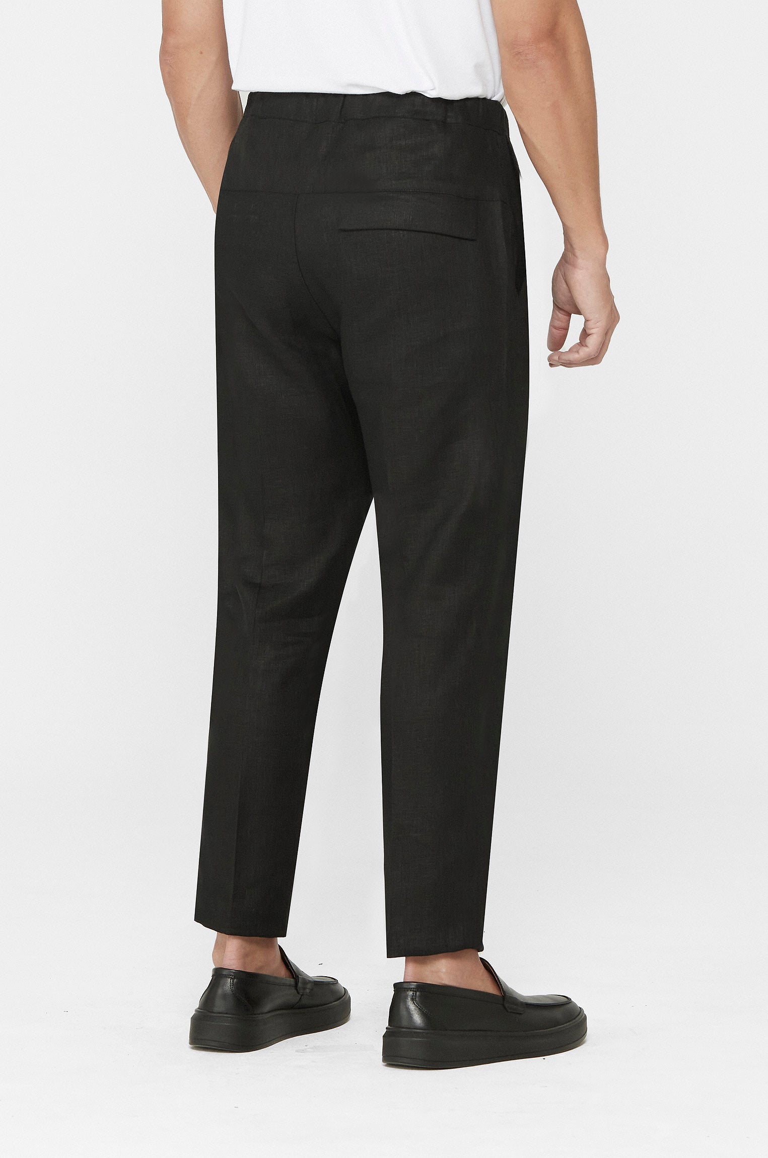 Calça 100% Linho Preta