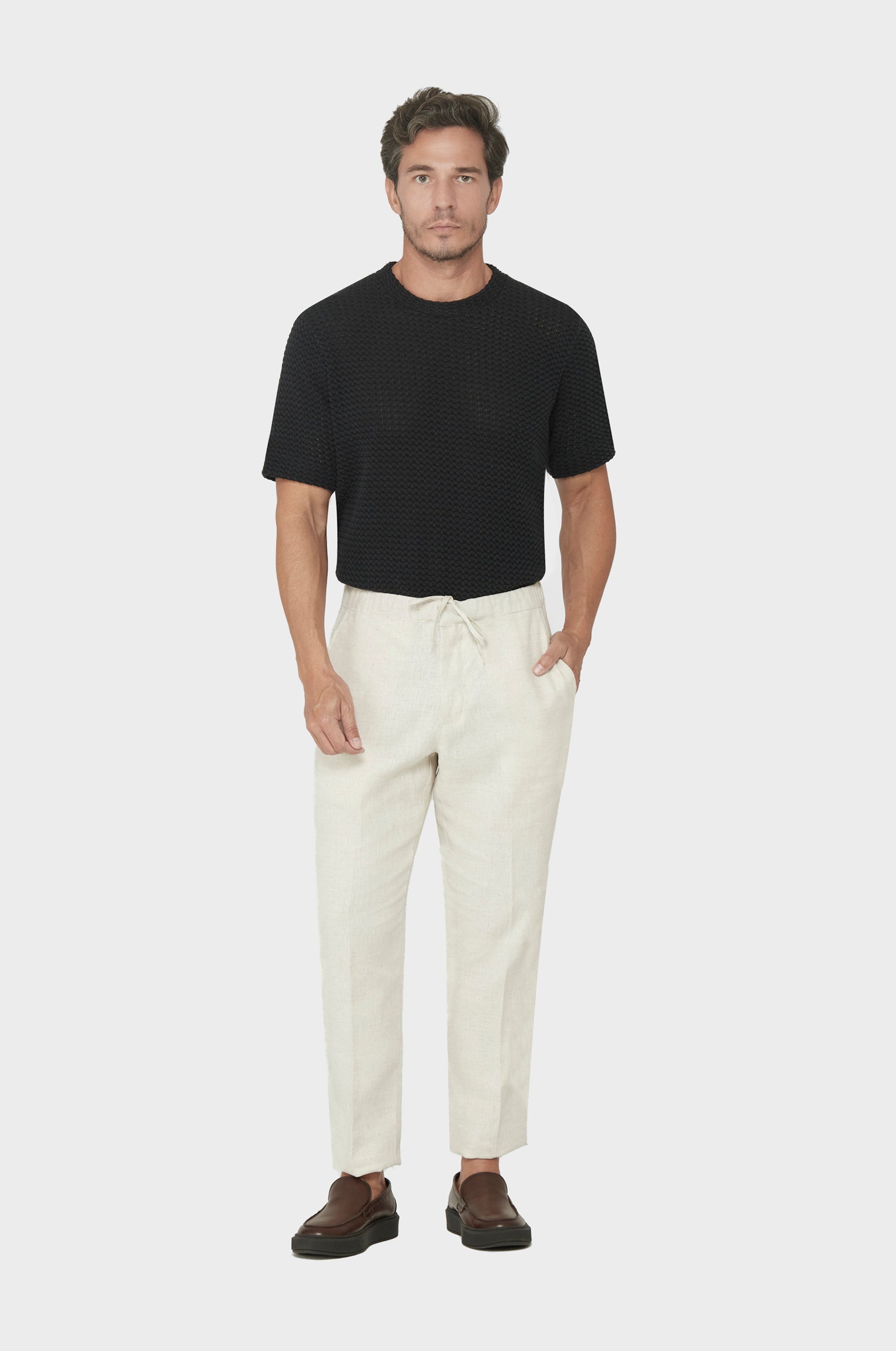 Calça 100% Linho Natural