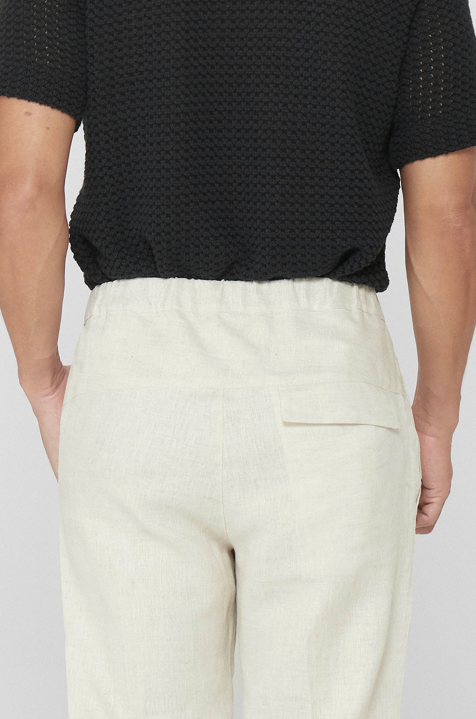 Calça 100% Linho Natural