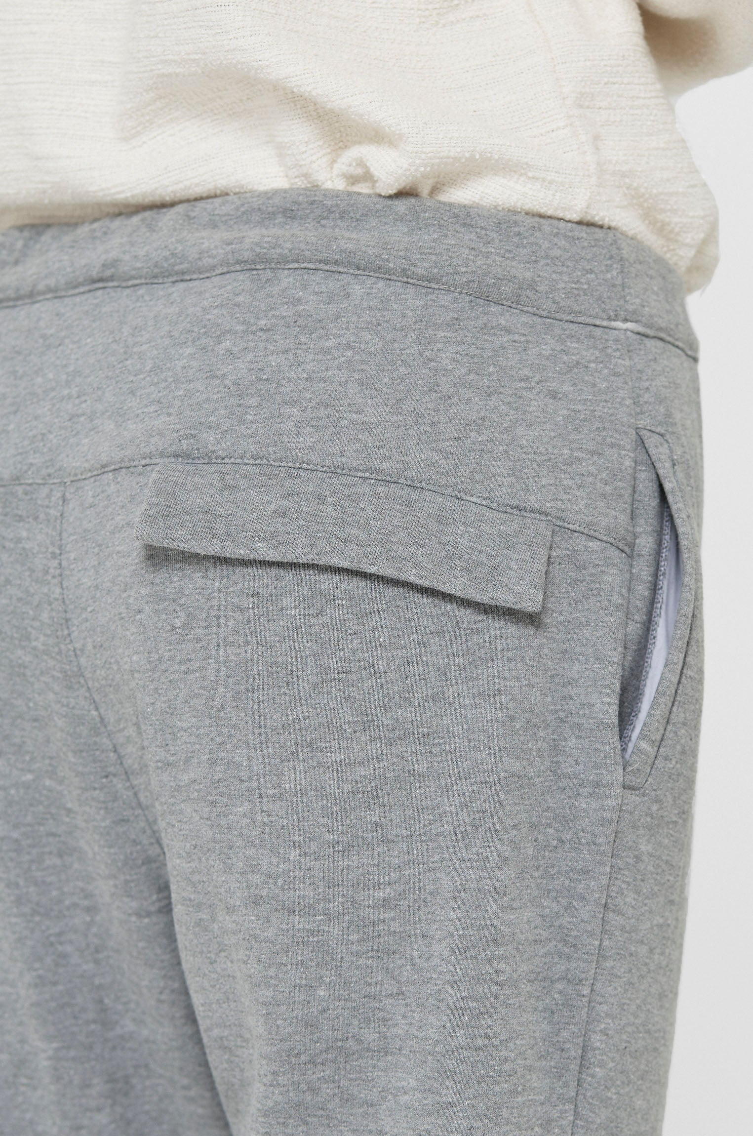 Calça Jogger Moletom Cinza