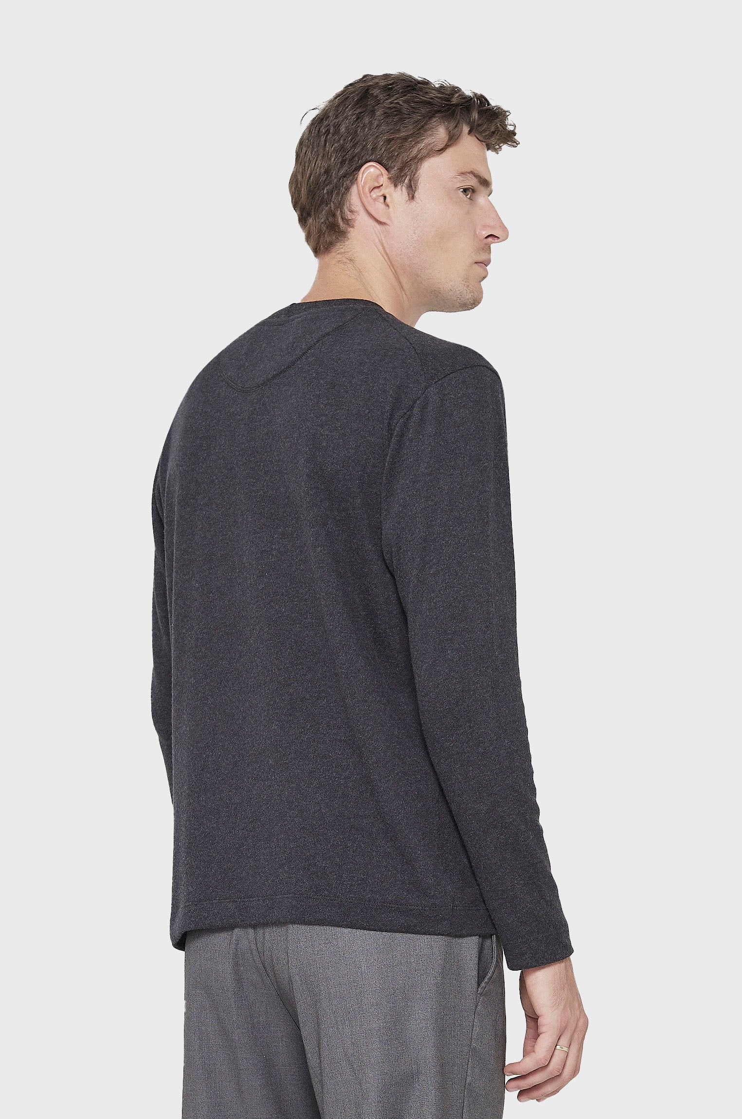 Manga Longa Toque Cashmere Preta