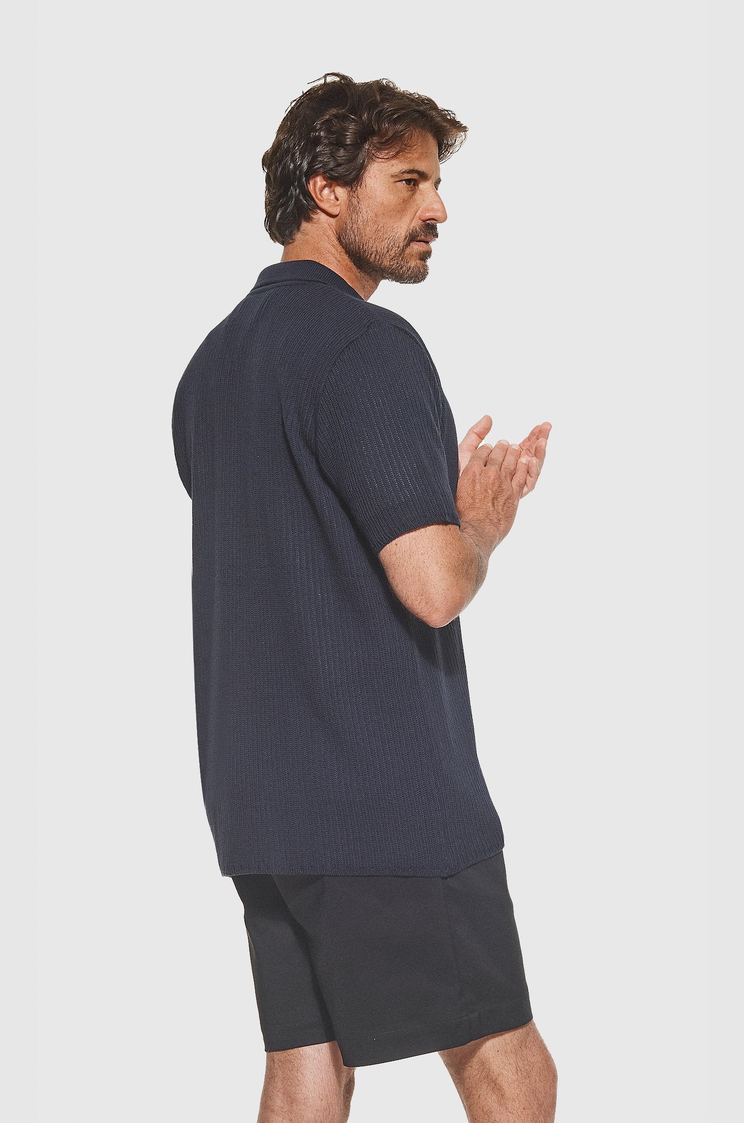 Camisa Tricô Fresh Marinho