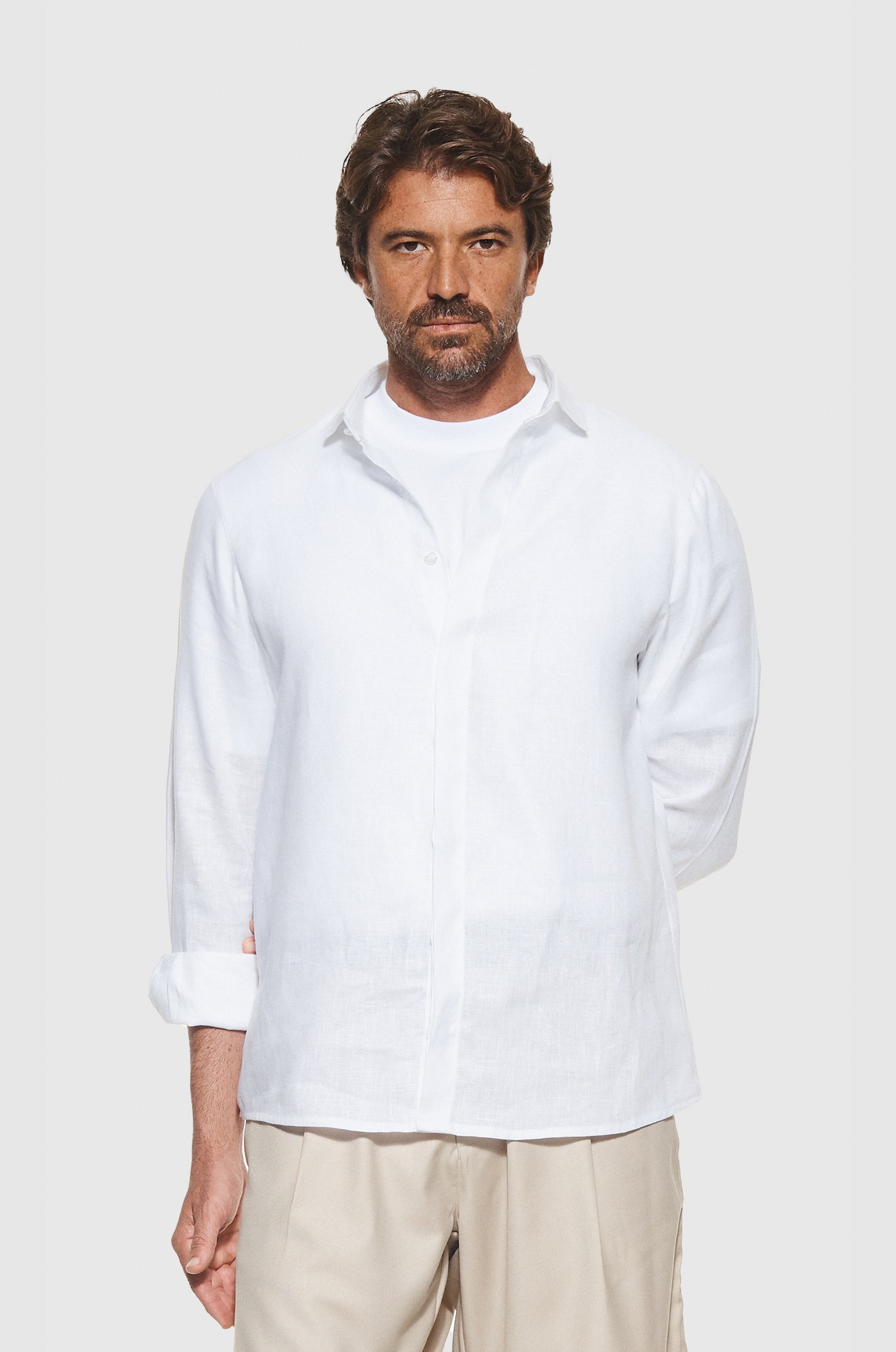 Camisa 100% Linho Clinn Branca