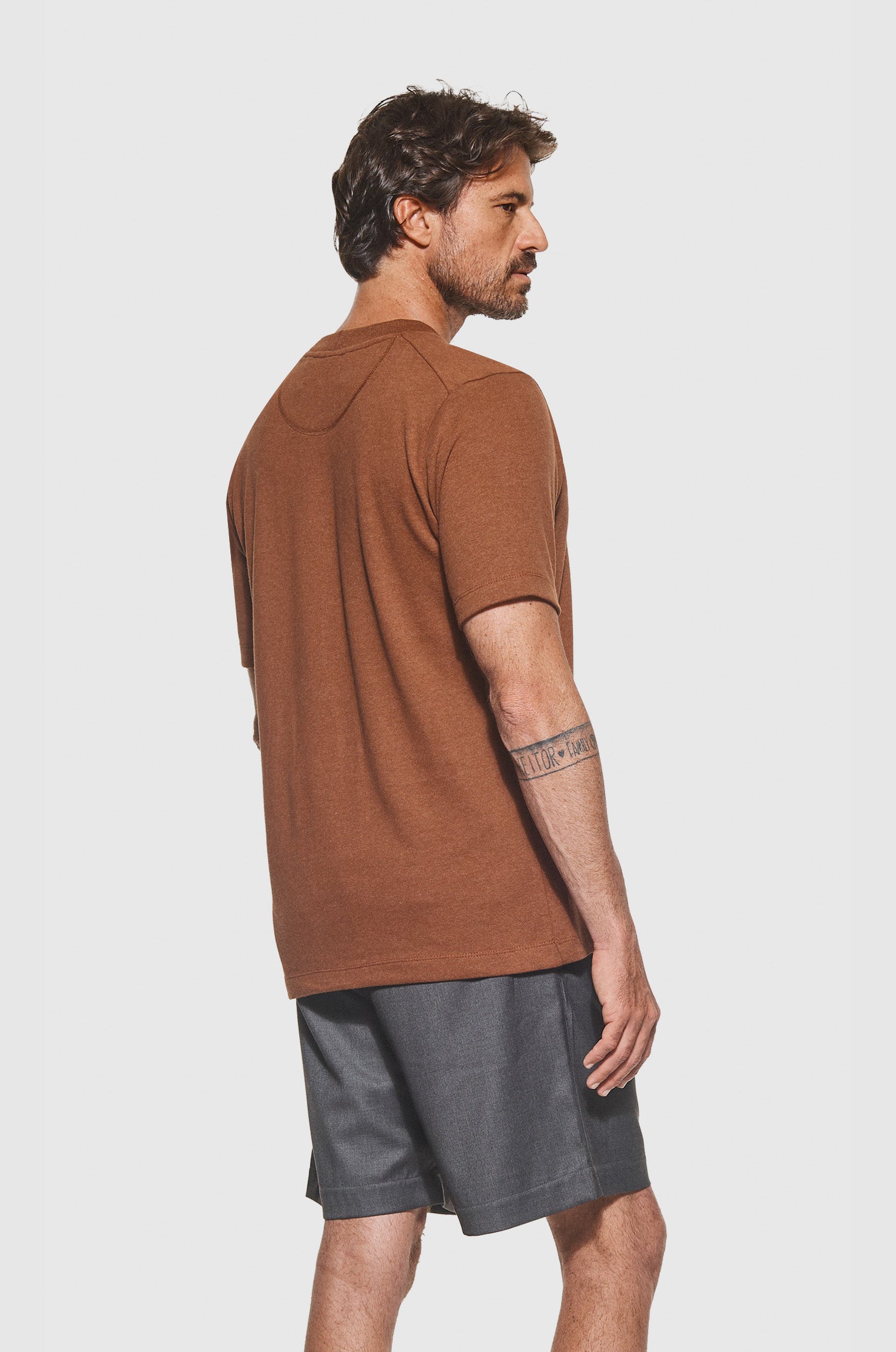 Camiseta Toque Cashmere Marrom