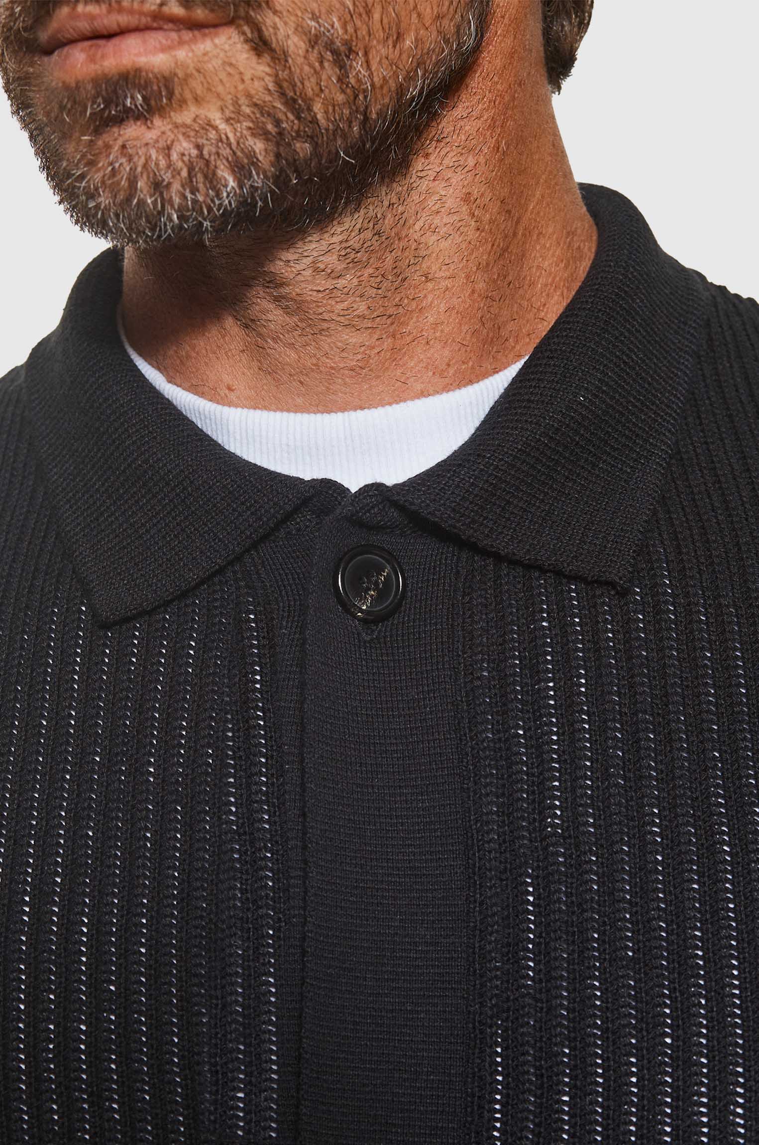 Camisa Tricô Fresh Preta