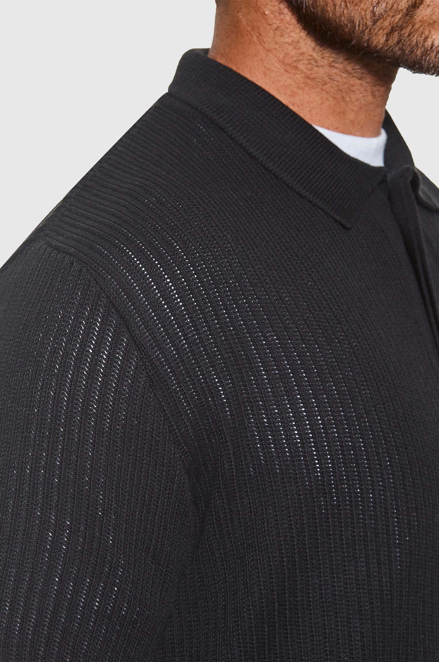 Camisa Tricô Fresh Preta