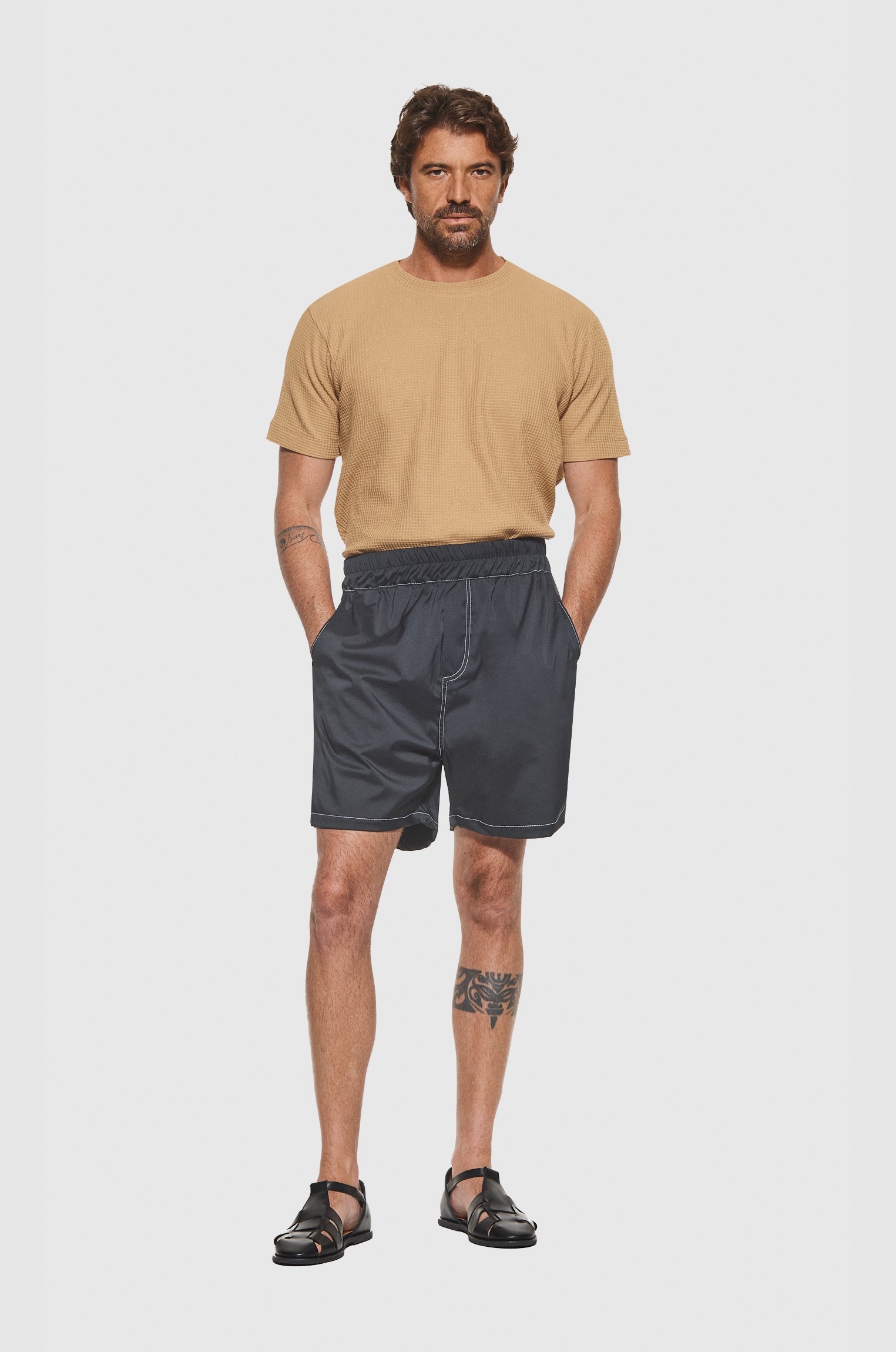 Bermuda Banho Line Preta