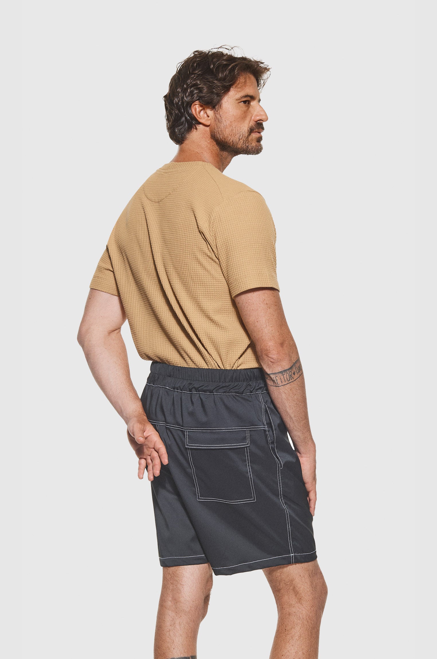 Bermuda Banho Line Preta