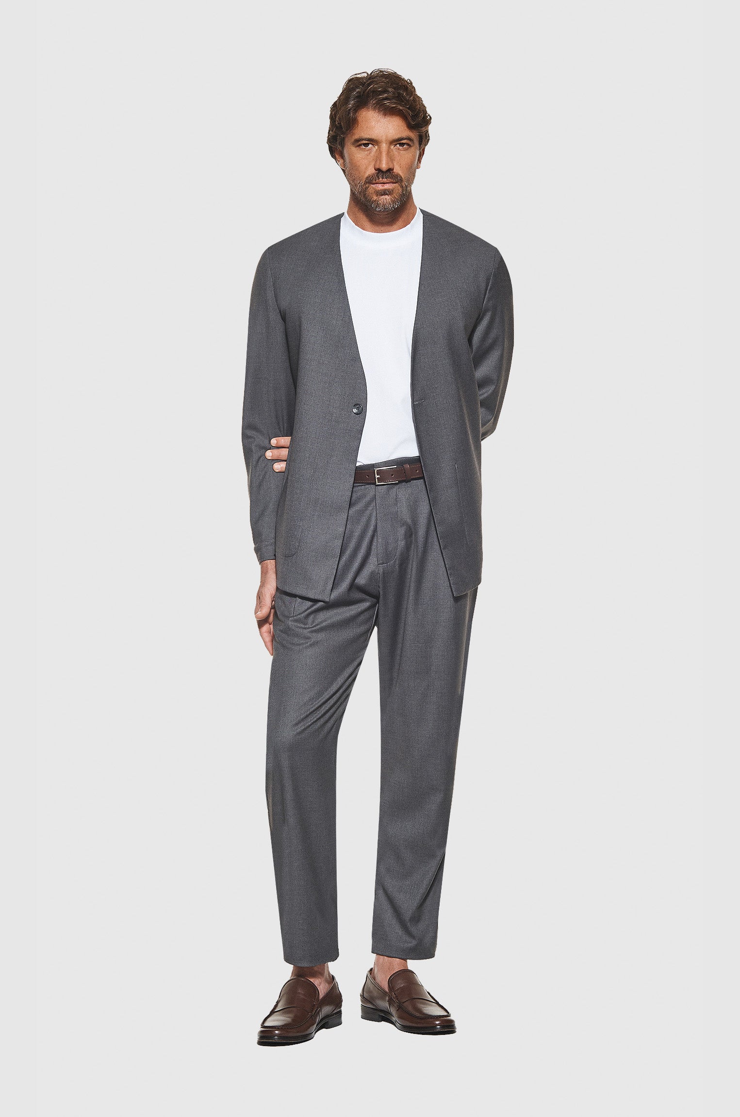 Jardigan Minimalista Alfaiataria Mescla