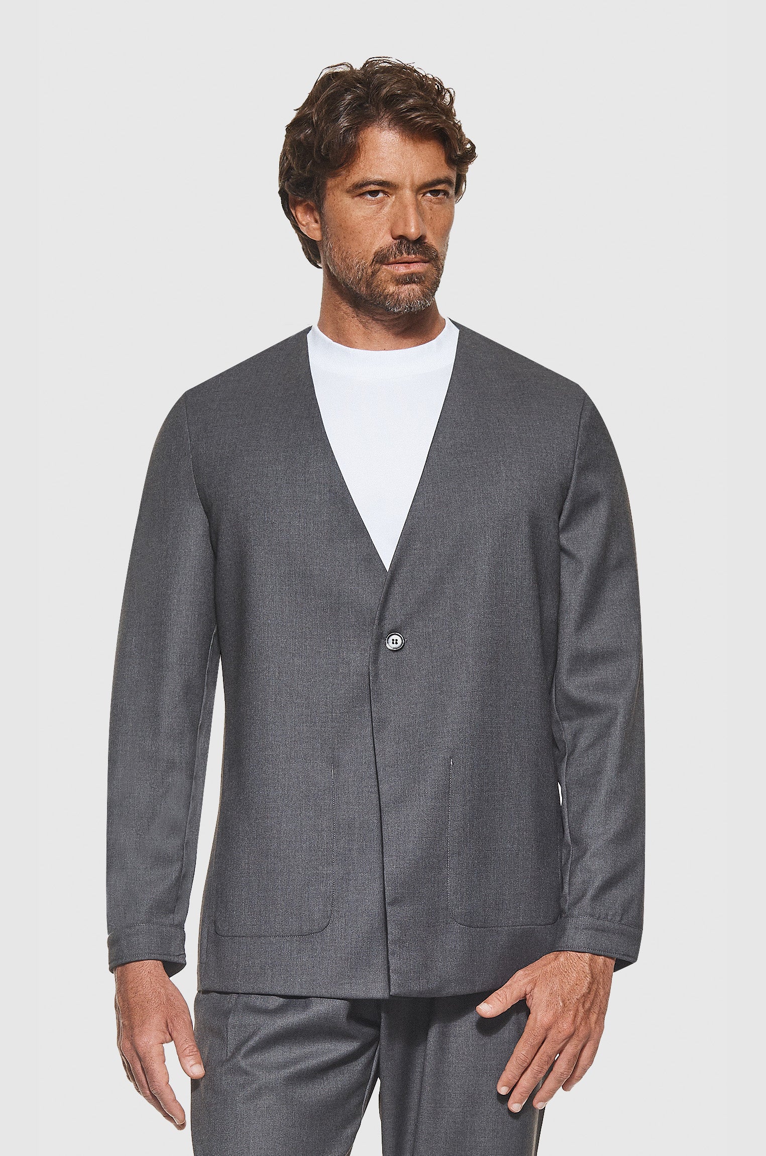 Jardigan Minimalista Alfaiataria Mescla