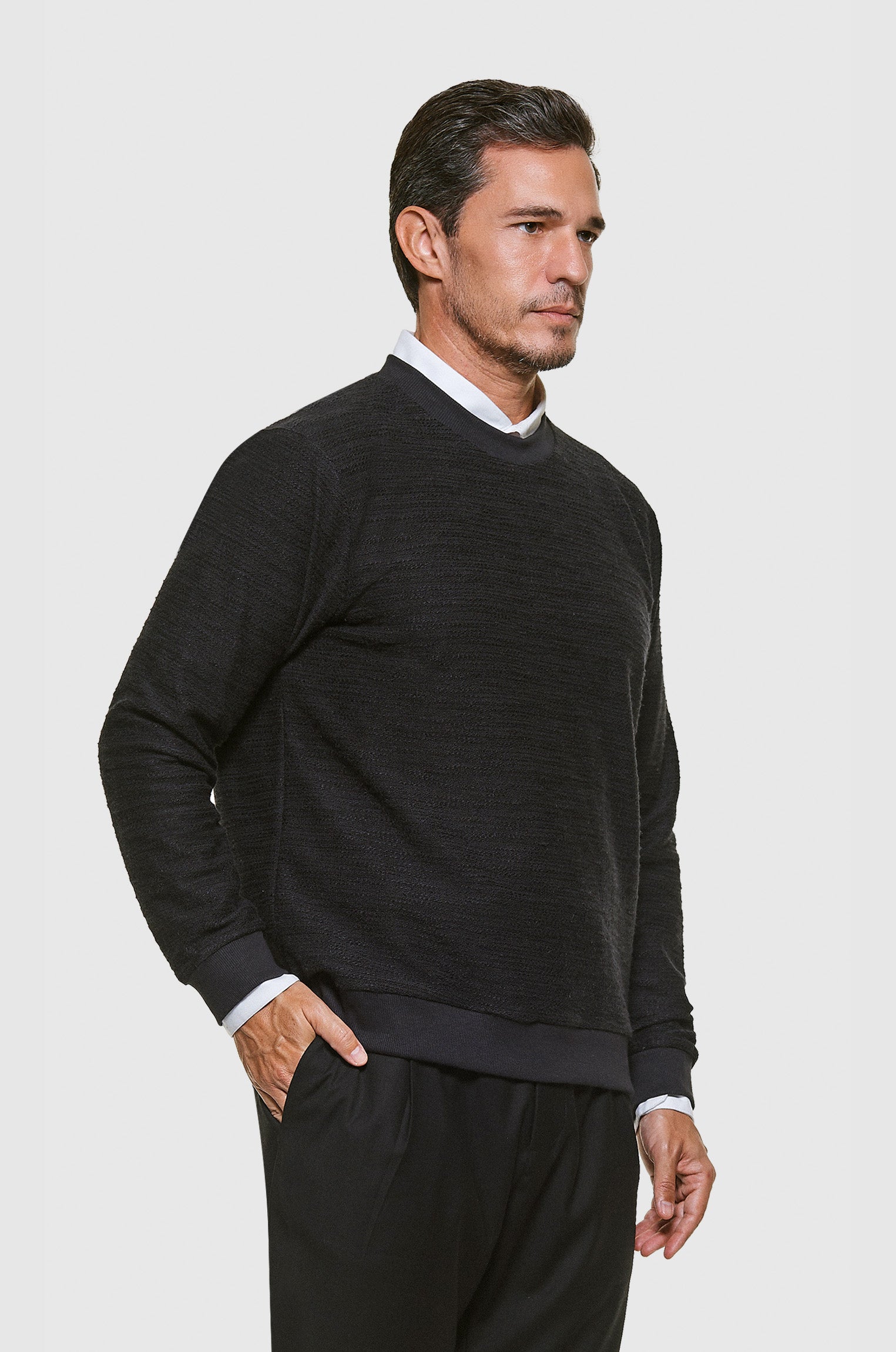 Moletom Tricô Preto