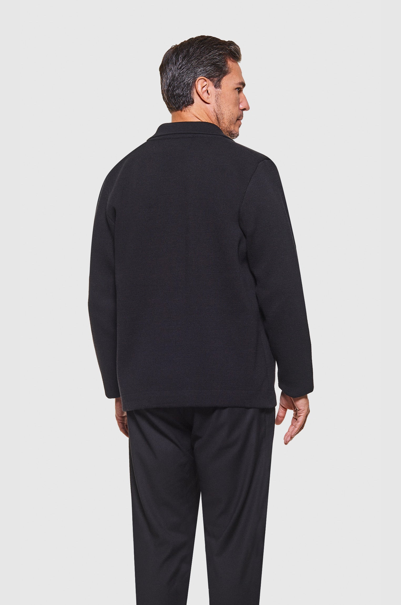 Overshirt Tricô Preto