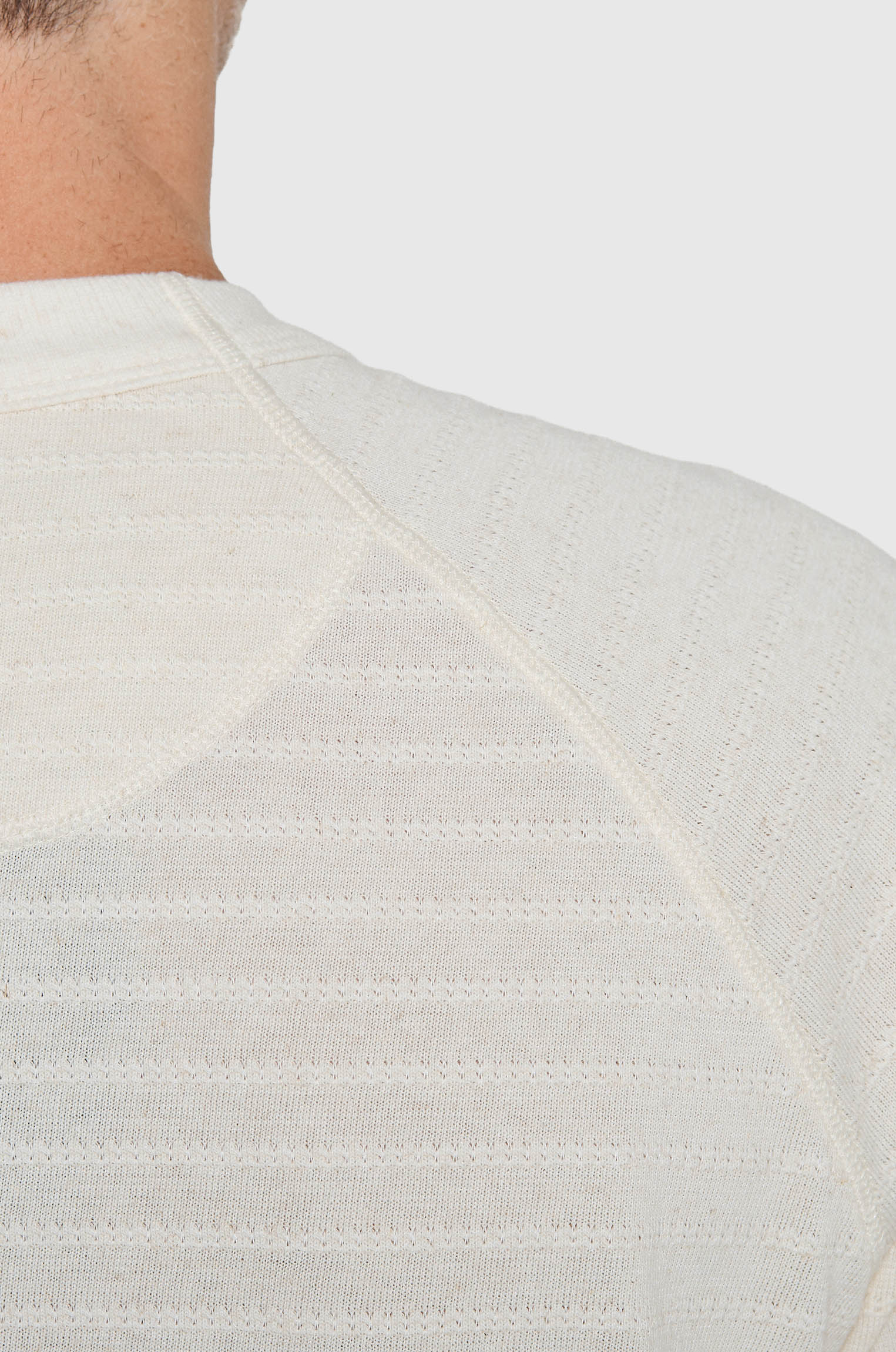 Camiseta Raglã Point Bege