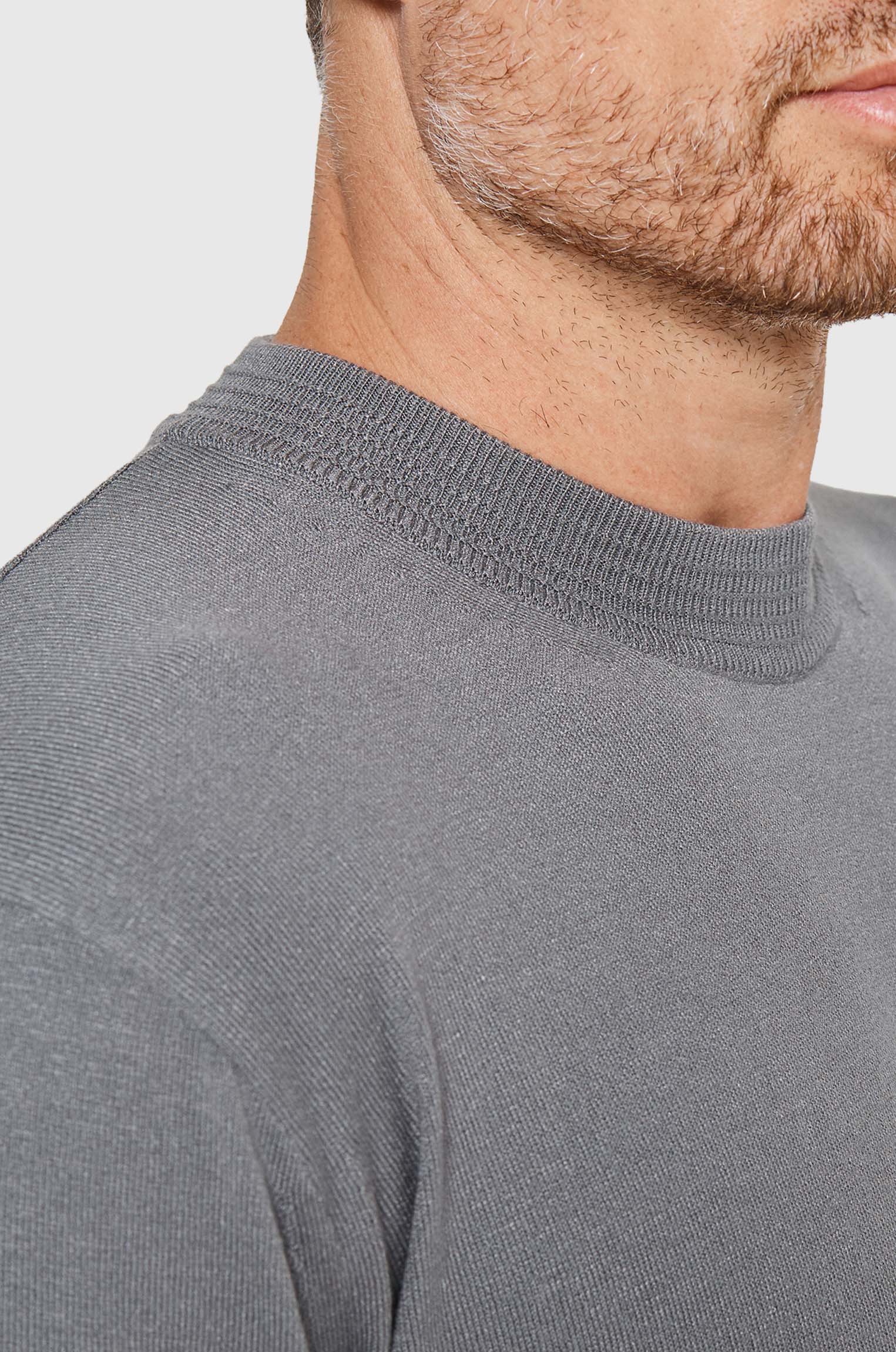 Camiseta Tricô Refine Cinza