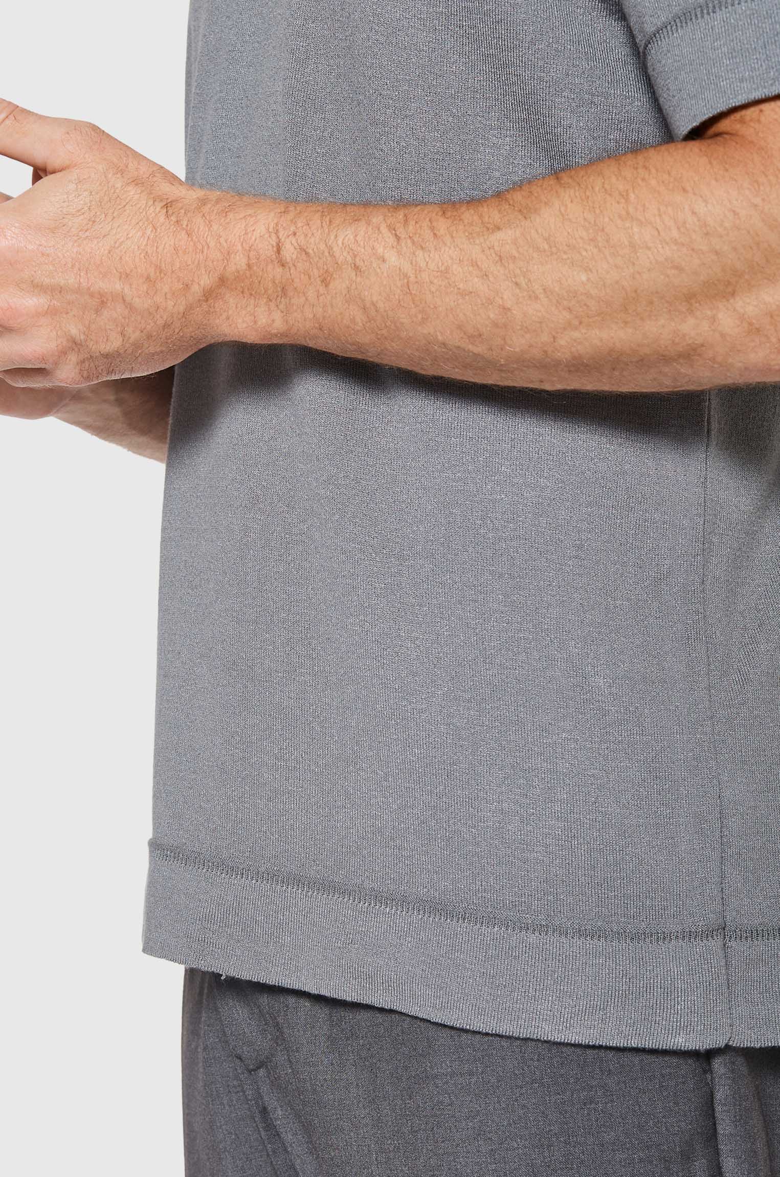 Camiseta Tricô Refine Cinza