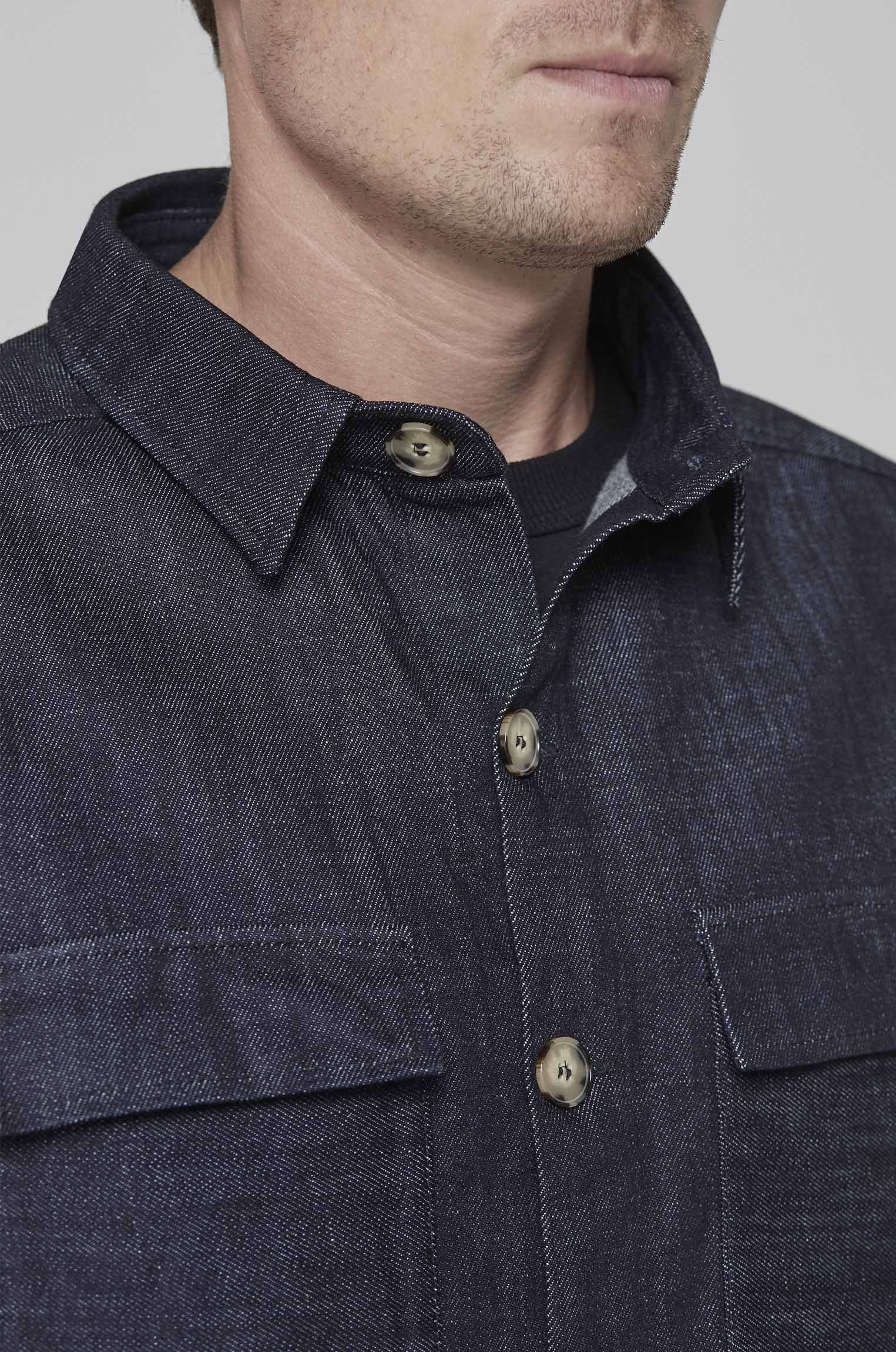 Overshirt Jeans Classy Marinho