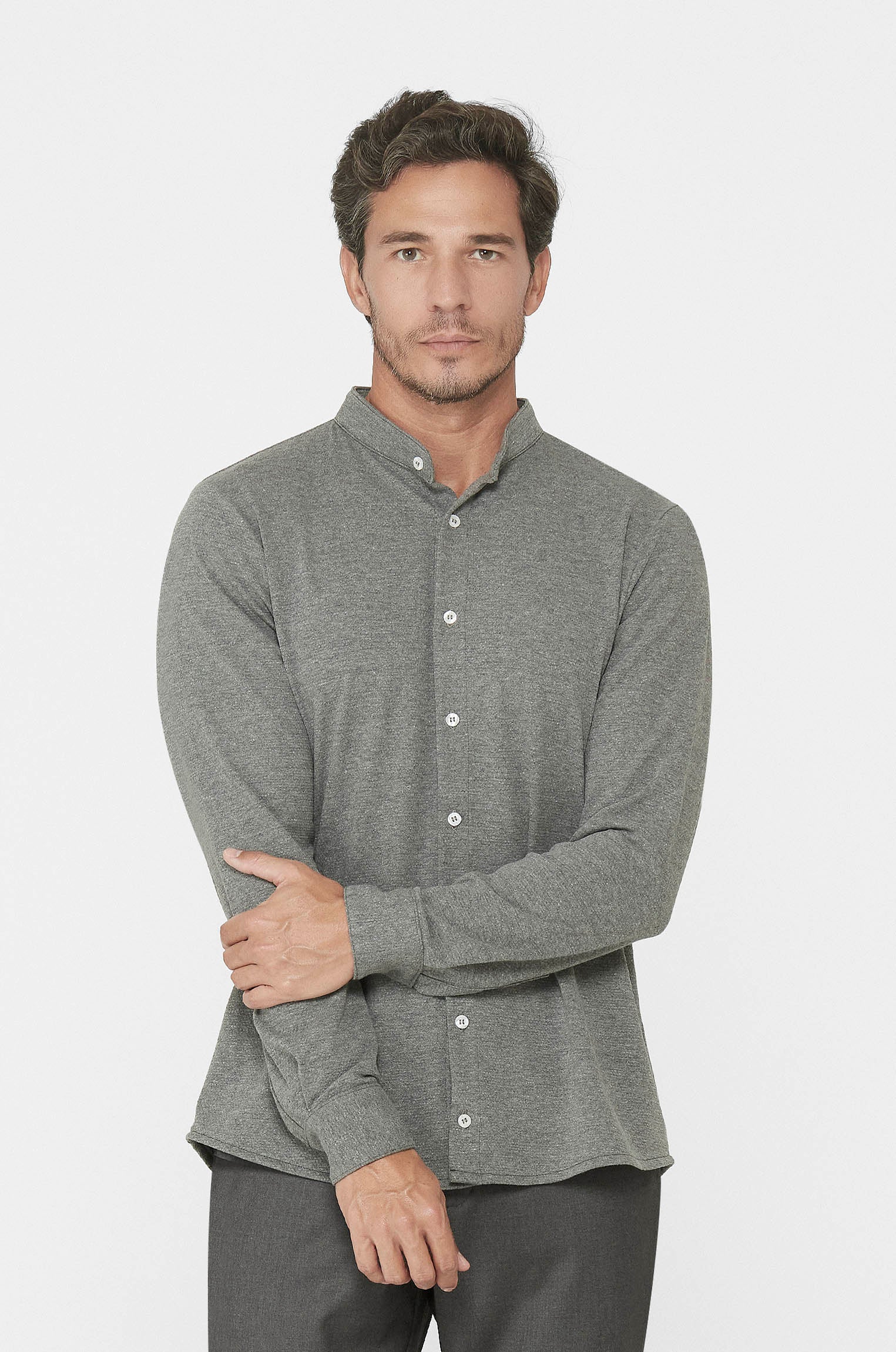 Camisa Meia Malha Suedine Mescla