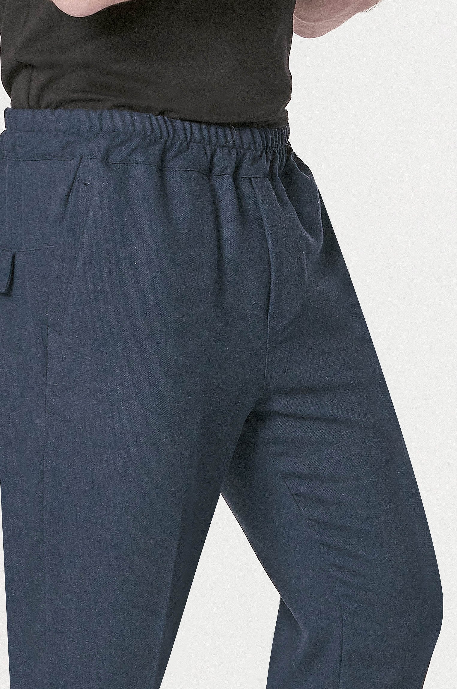 Calça Jogger Linho Tech Marinho