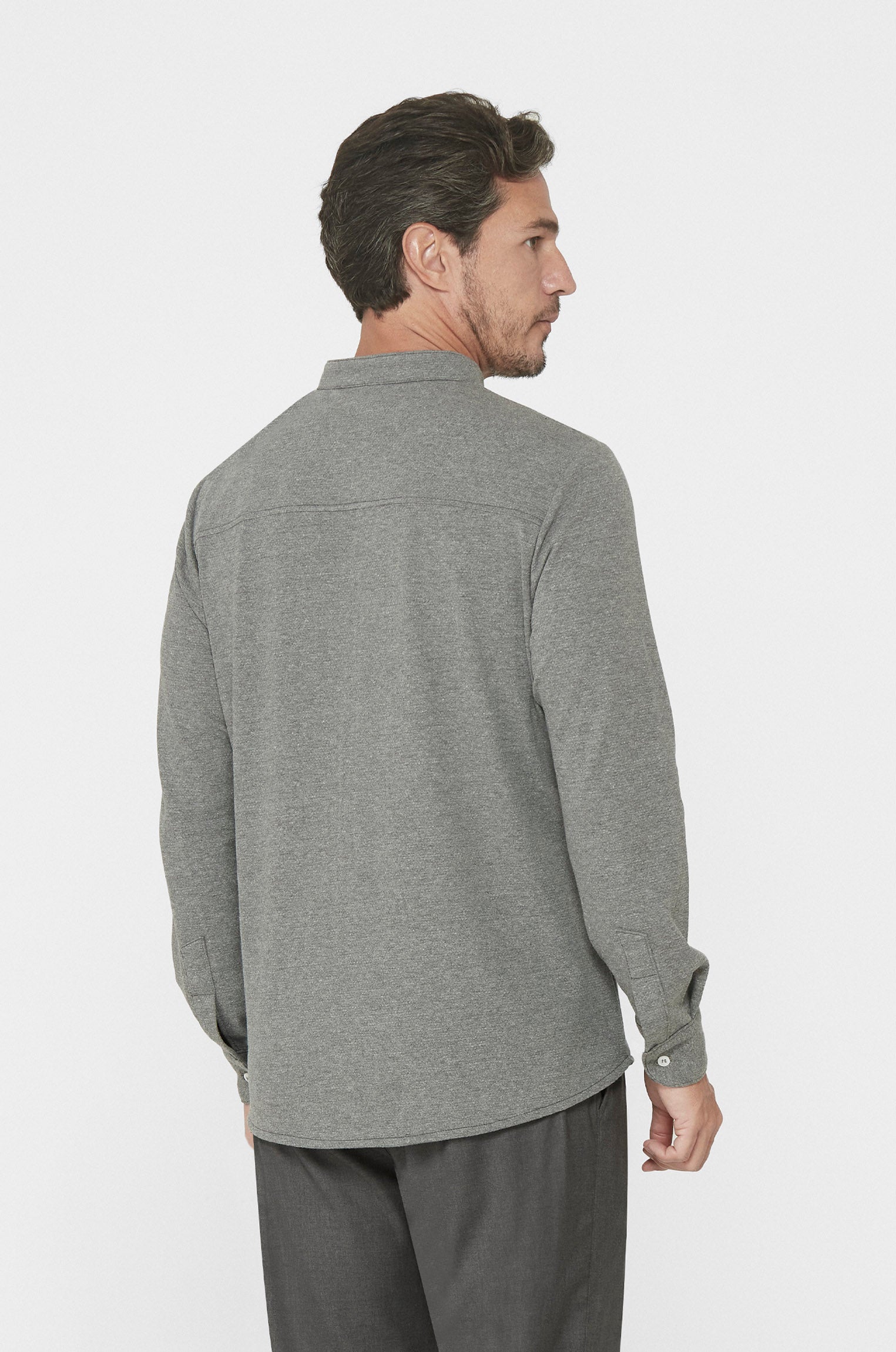 Camisa Meia Malha Suedine Mescla