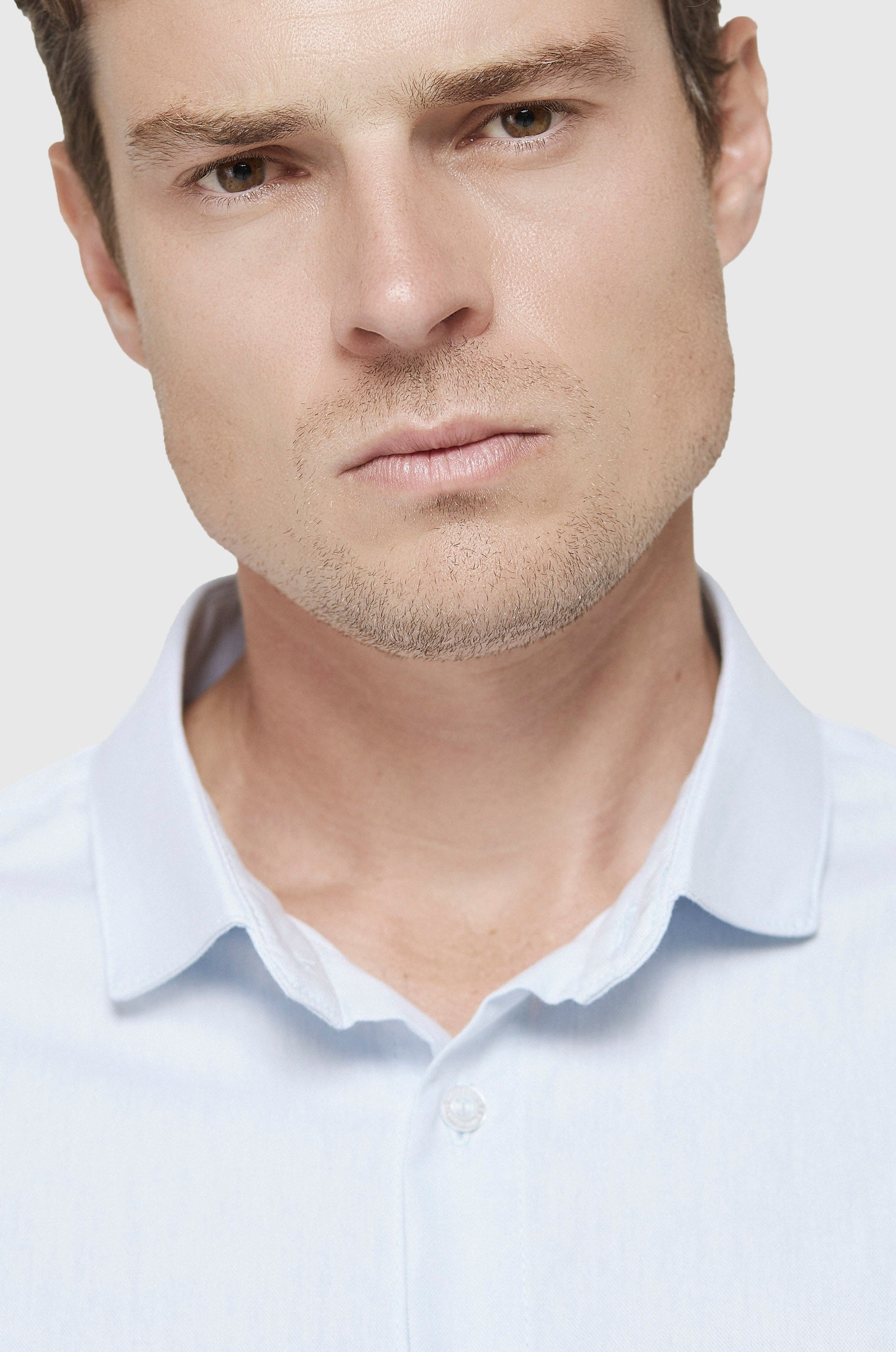 Camisa Oxford Elevada Azul