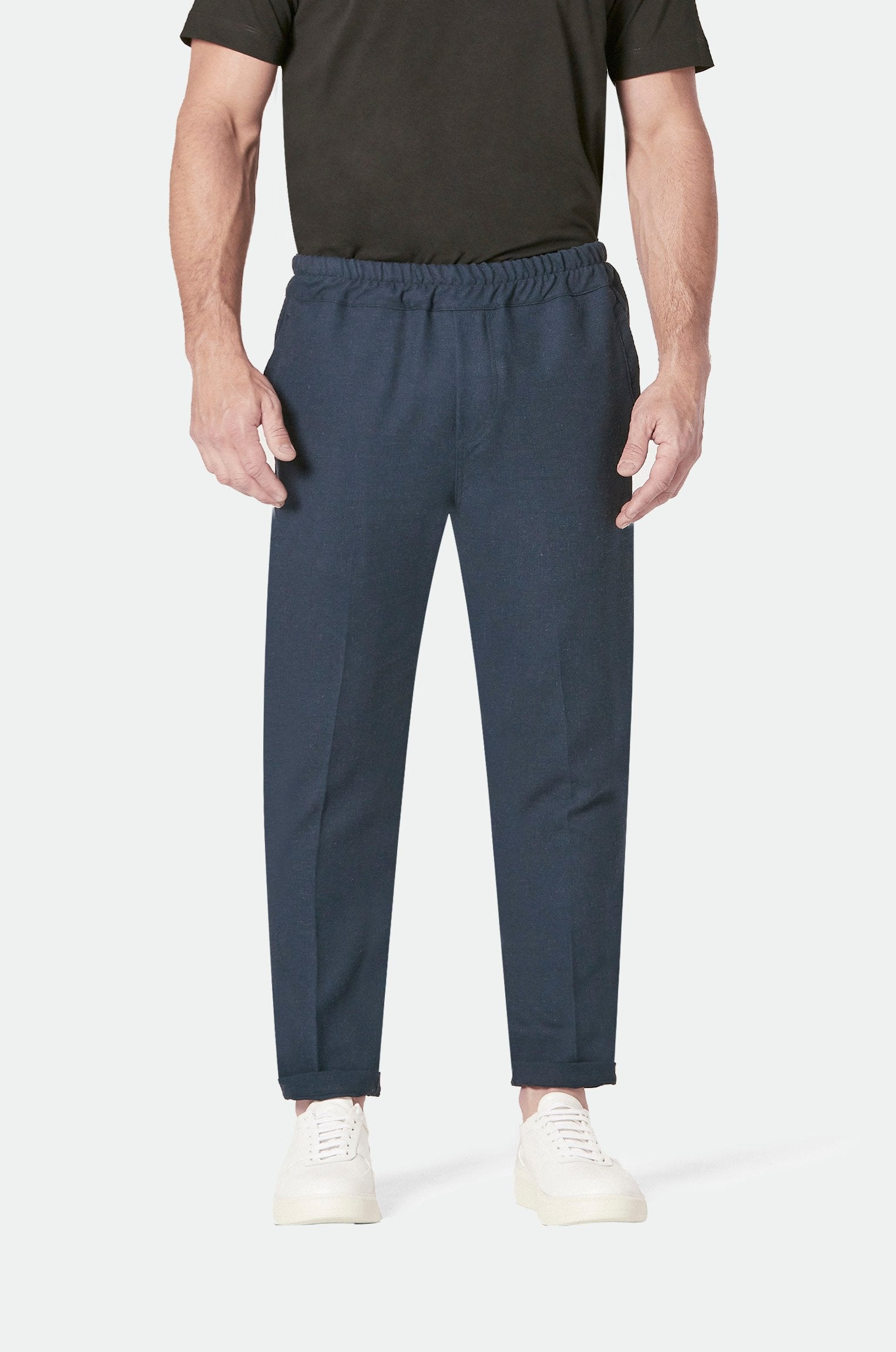 Calça Jogger Linho Tech Marinho